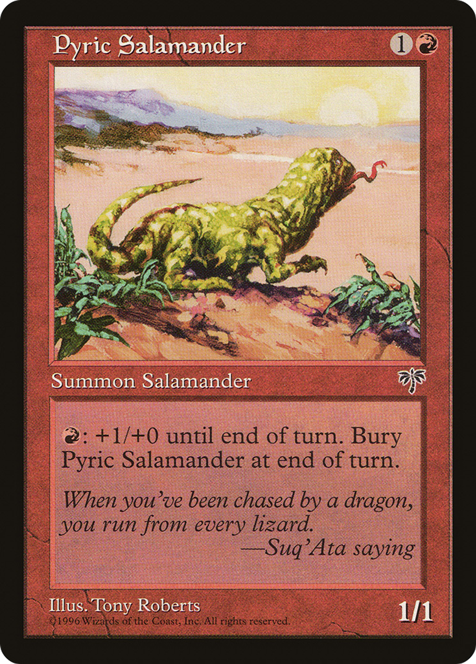 Pyric Salamander — Mirage — Magic: The Gathering