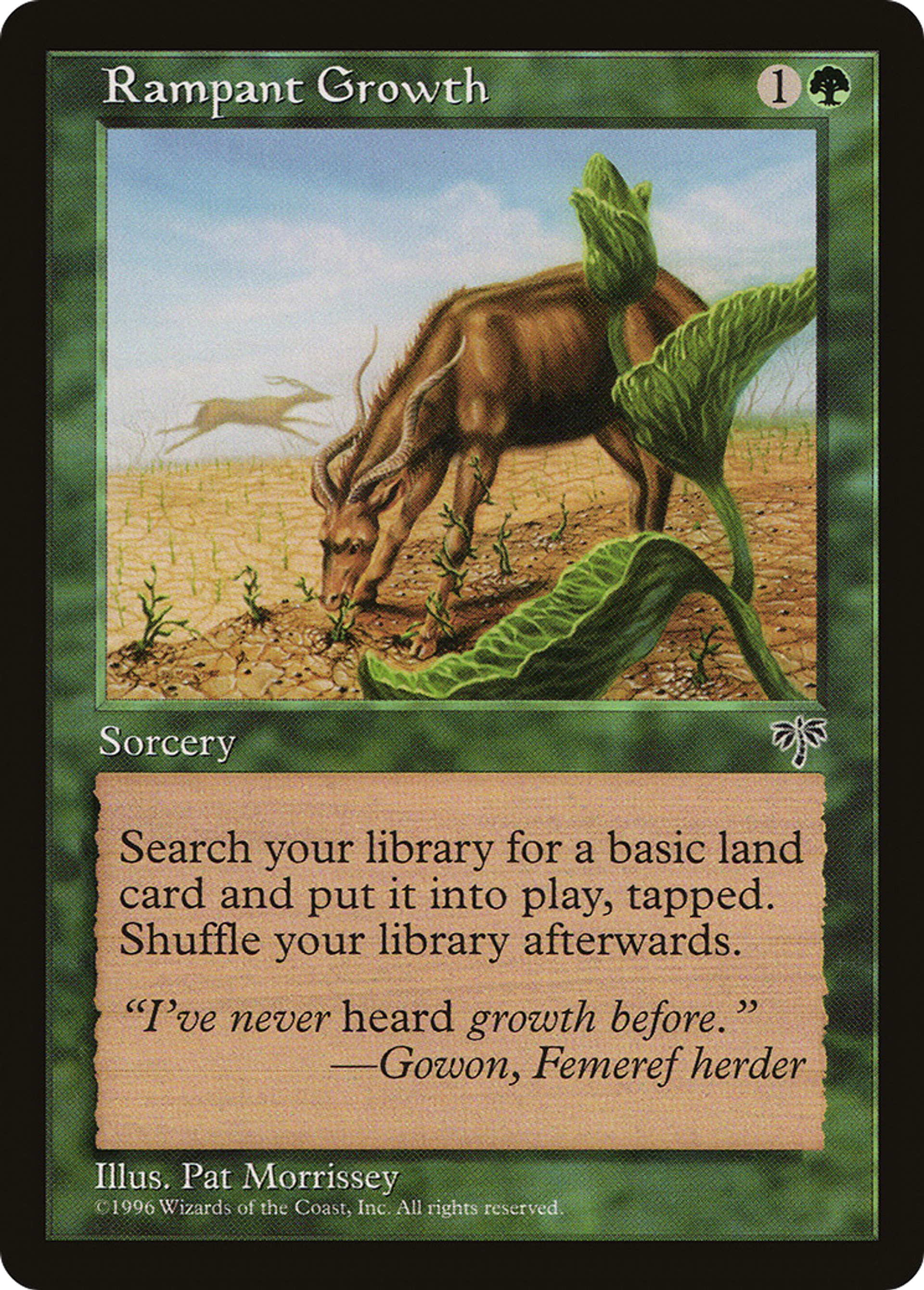 Rampant Growth — Mirage — Magic: The Gathering