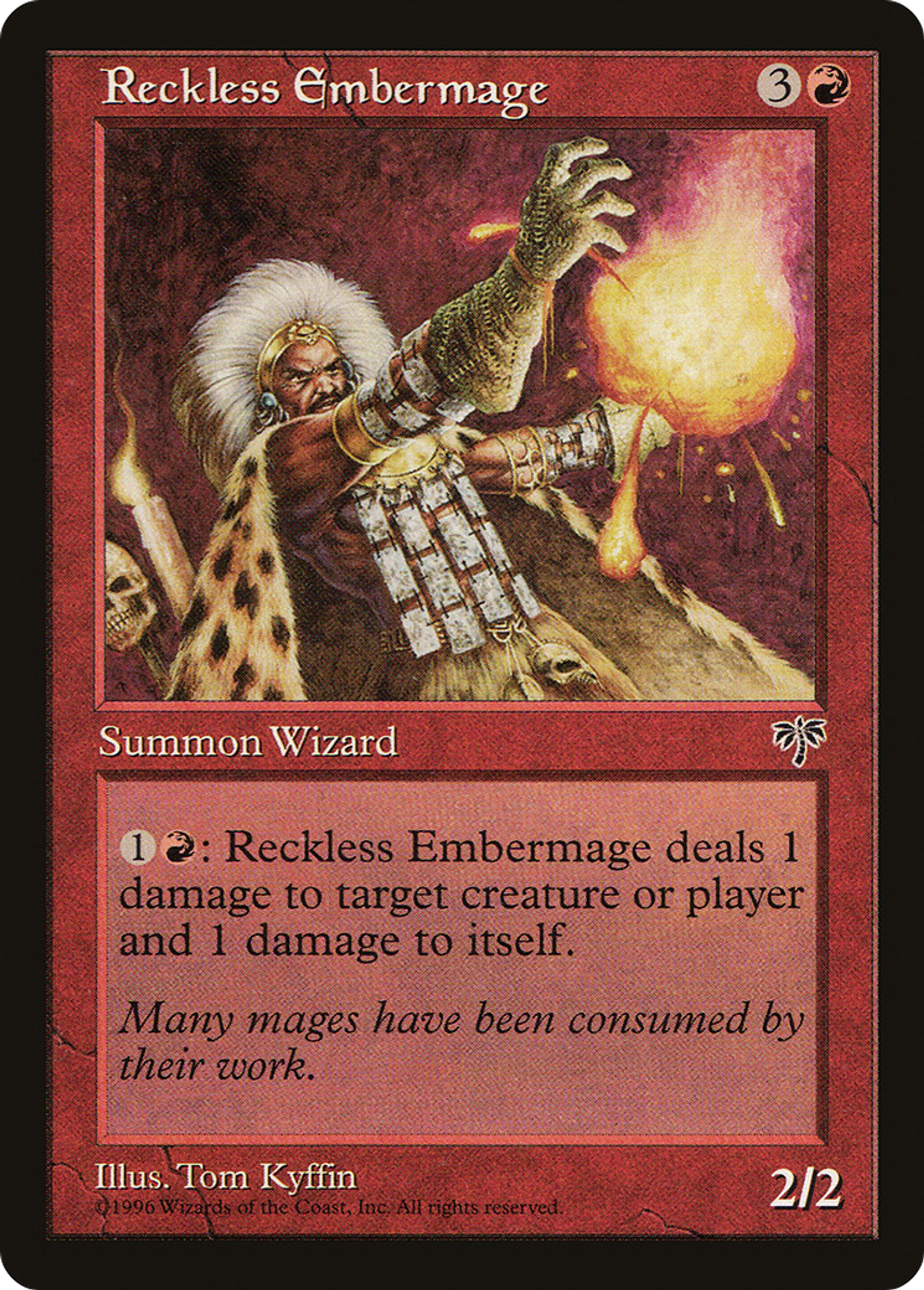 Reckless Embermage — Mirage — Magic: The Gathering