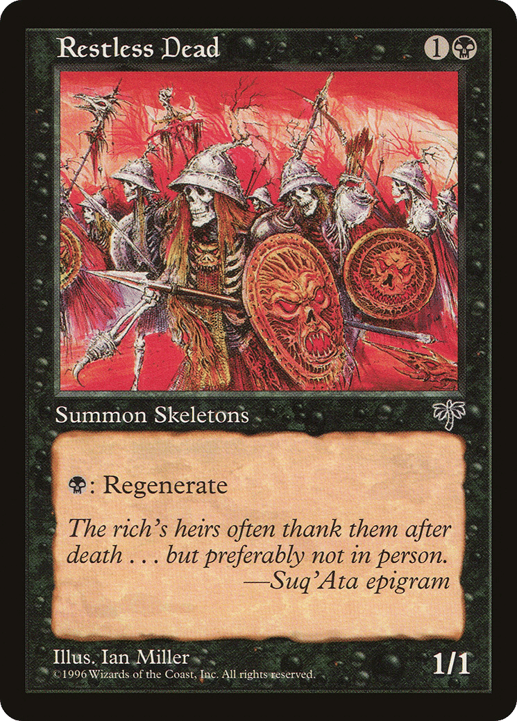 Restless Dead — Mirage — Magic: The Gathering