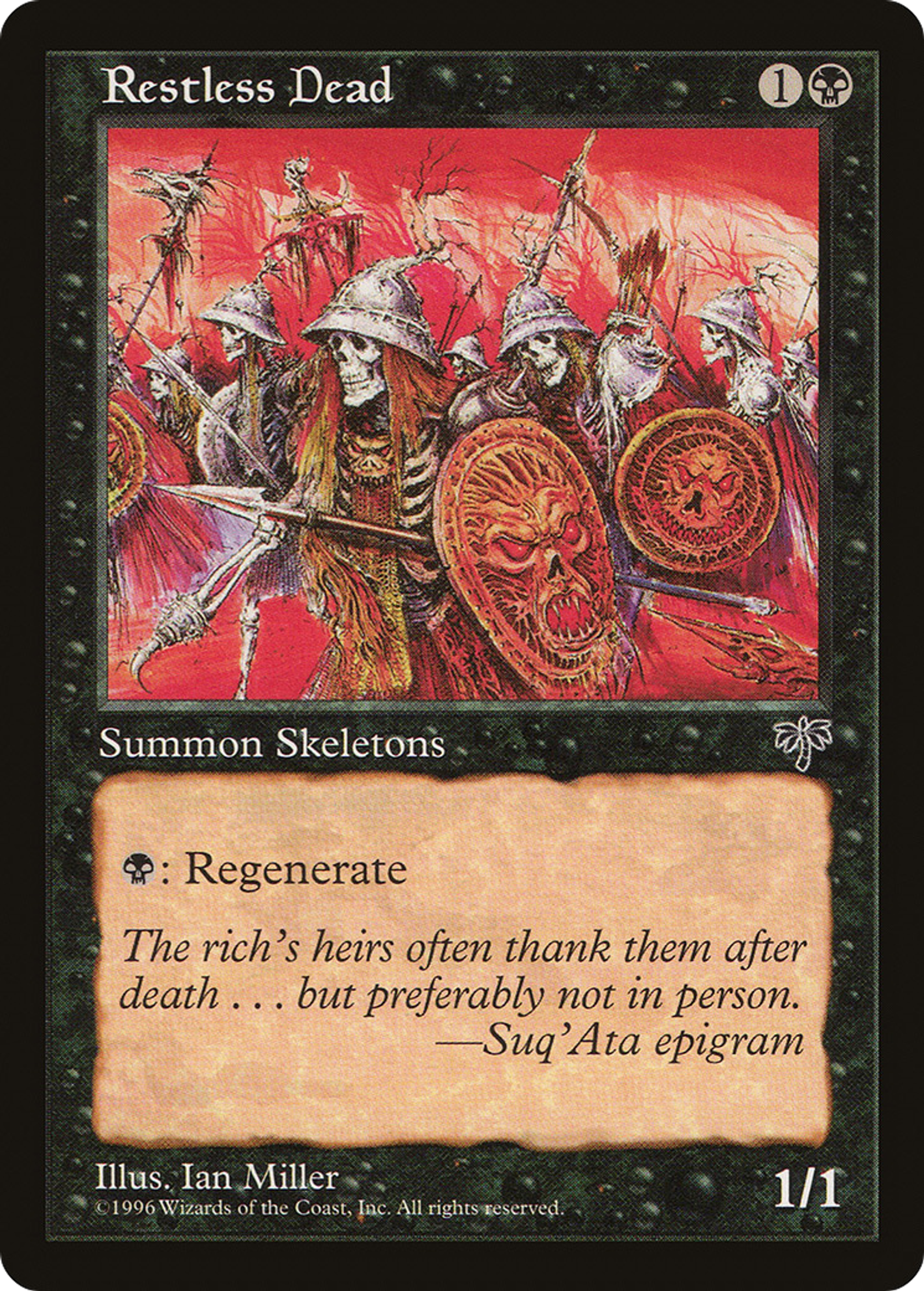 Restless Dead — Mirage — Magic: The Gathering