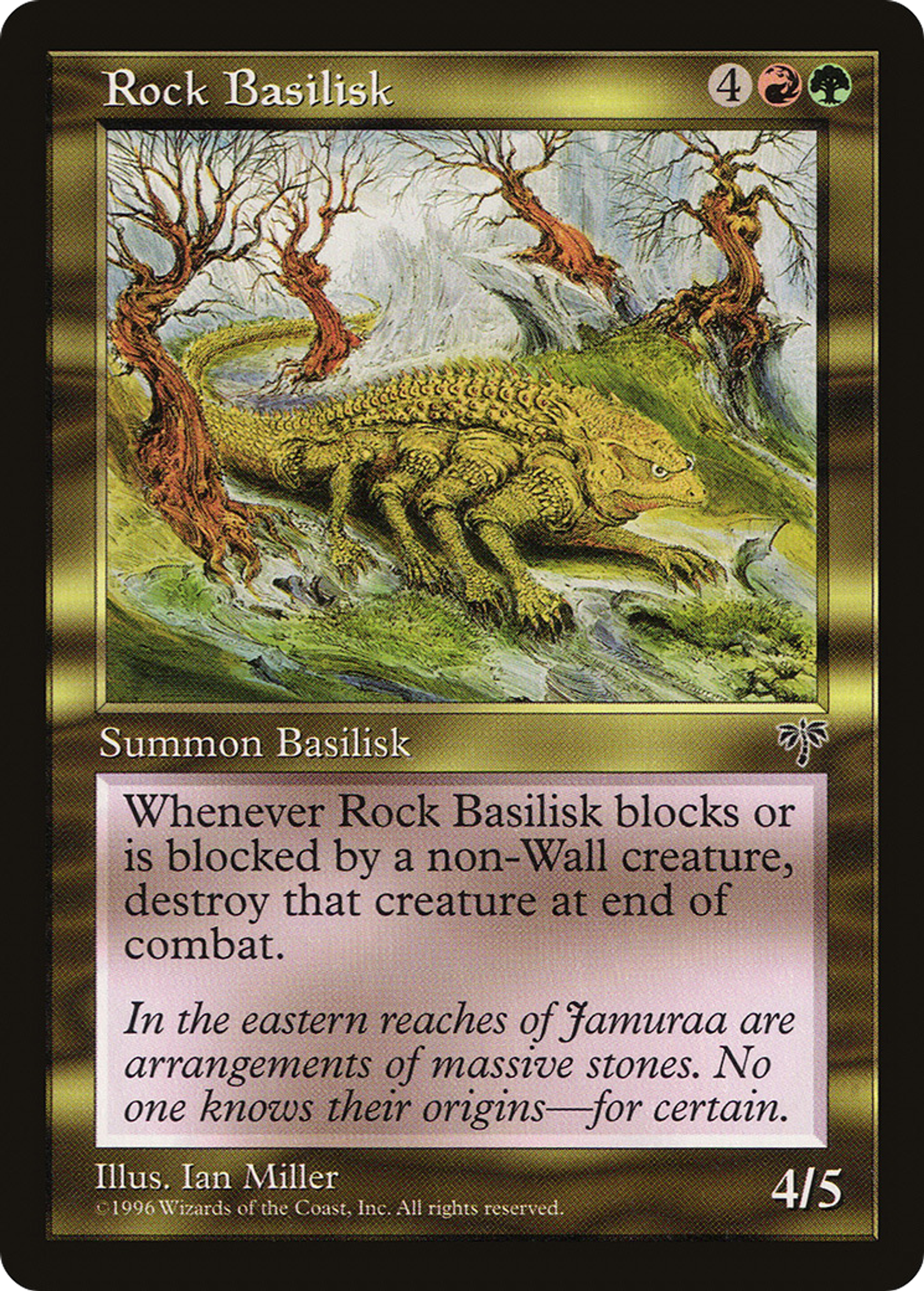 Rock Basilisk — Mirage — Magic: The Gathering