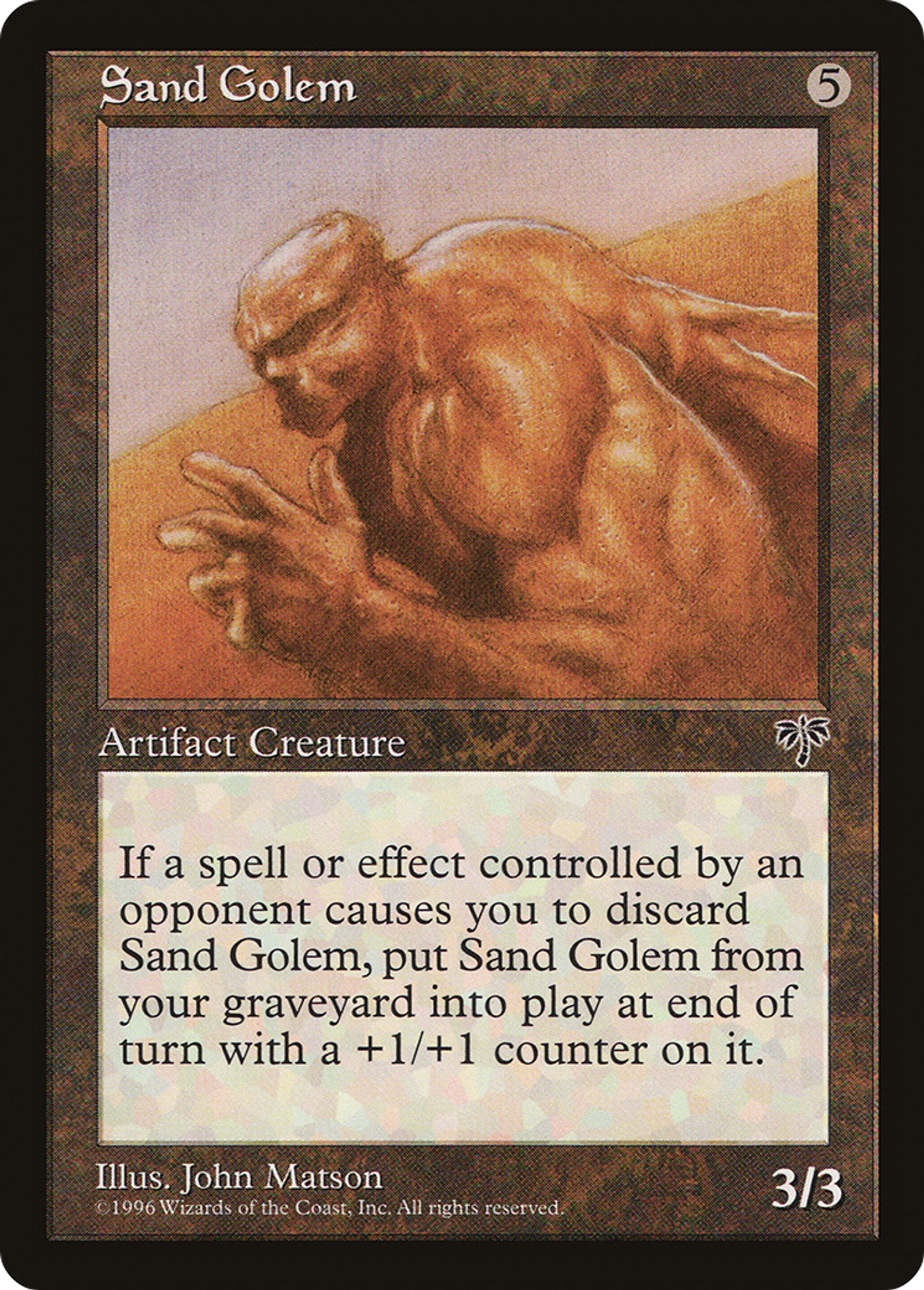 Sand Golem — Mirage — Magic: The Gathering