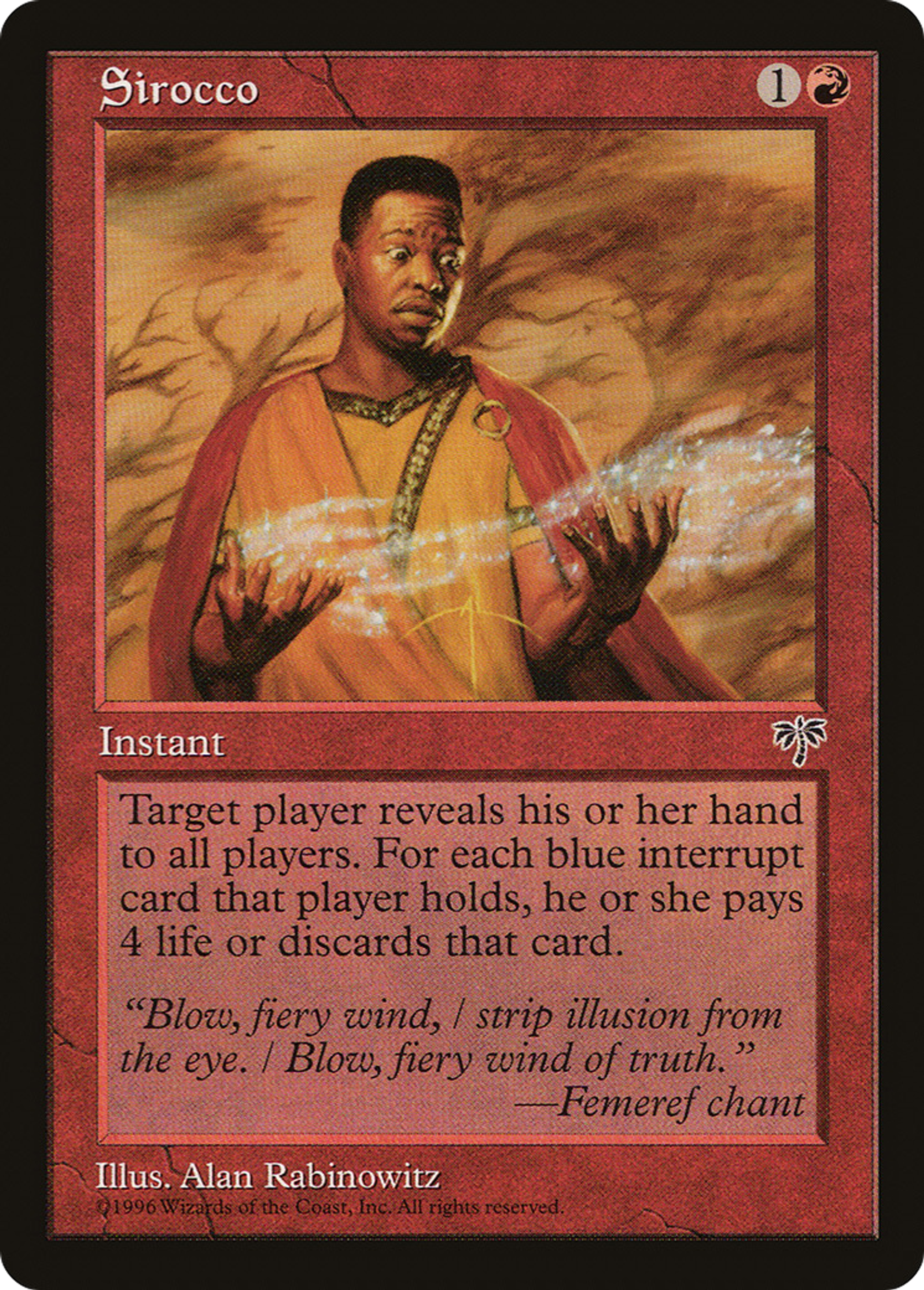 Sirocco — Mirage — Magic: The Gathering