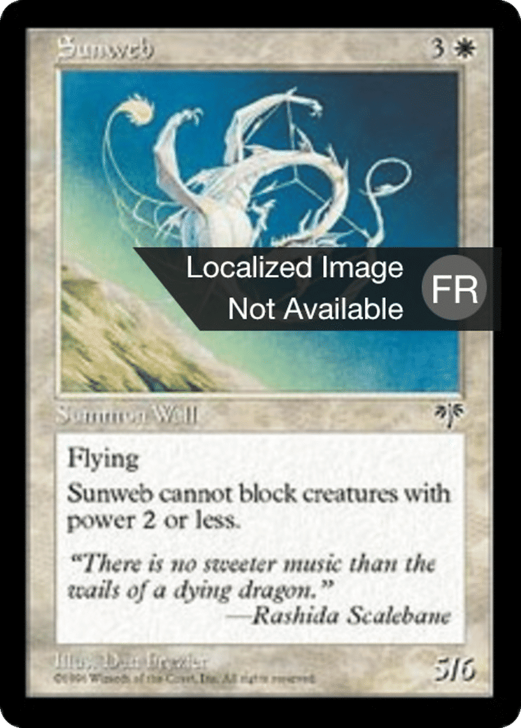 Toile solaire — Mirage — Magic: The Gathering