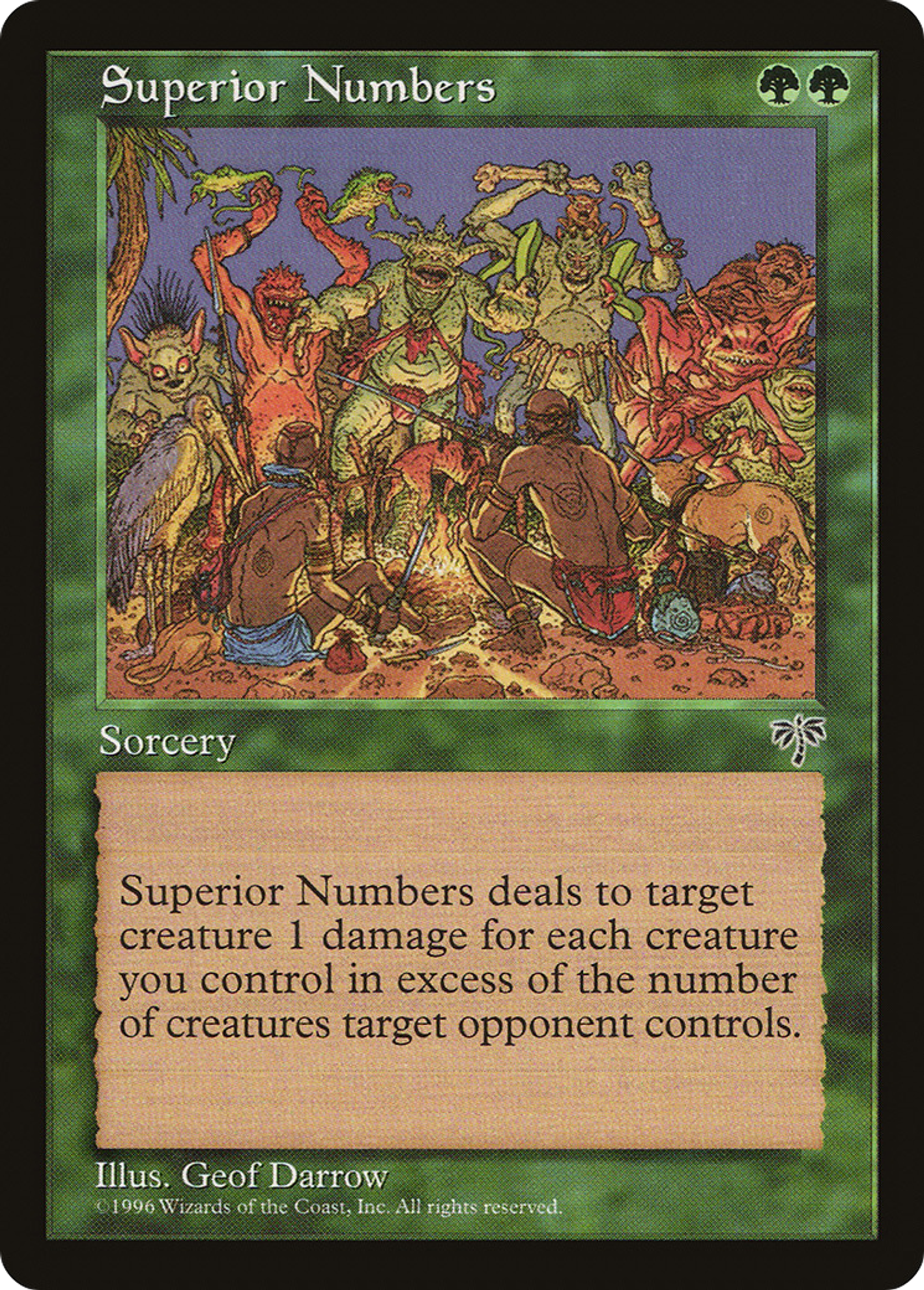 Superior Numbers — Mirage — Magic: The Gathering