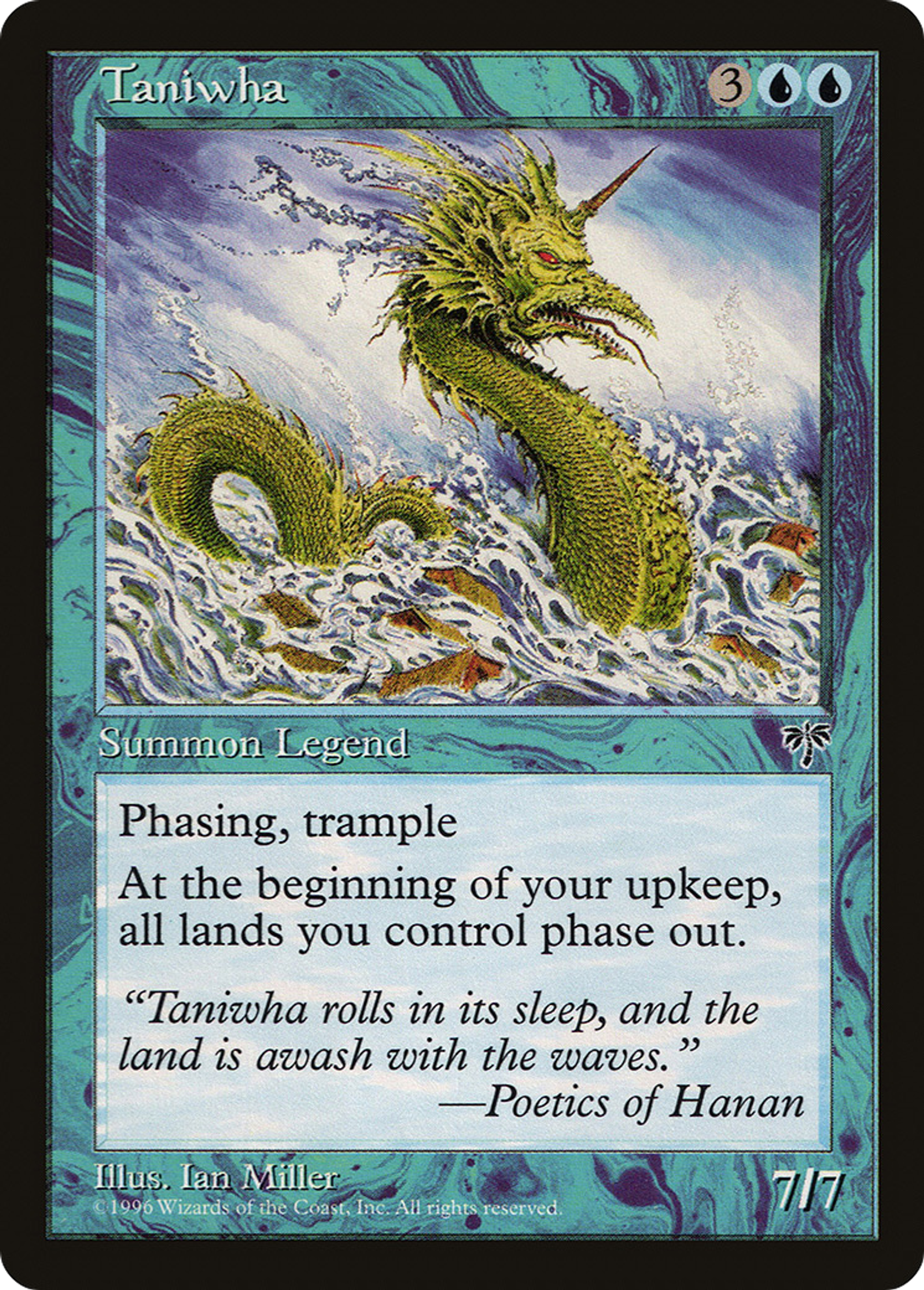 Taniwha — Mirage — Magic: The Gathering