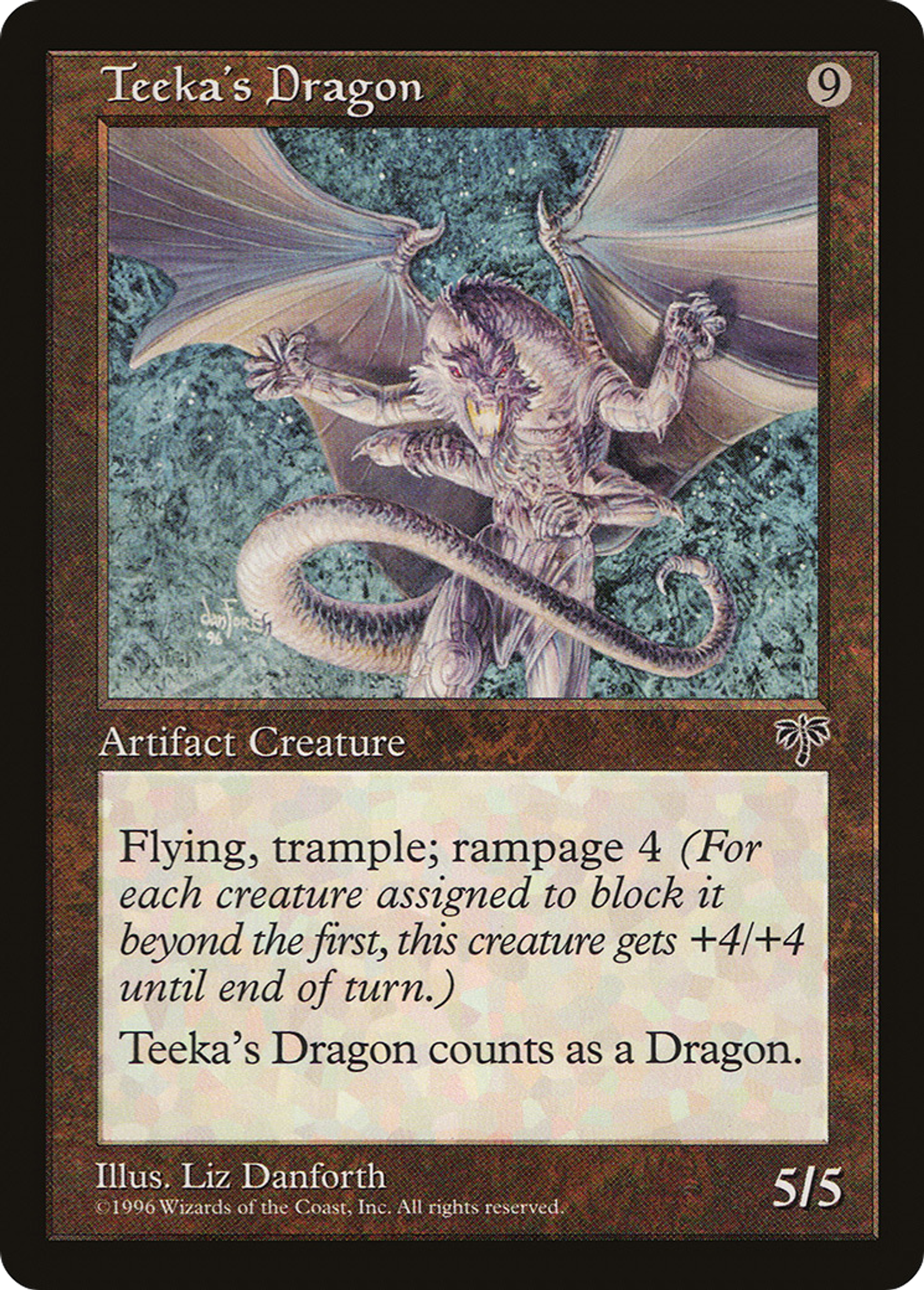 Teeka's Dragon — Mirage — Magic: The Gathering