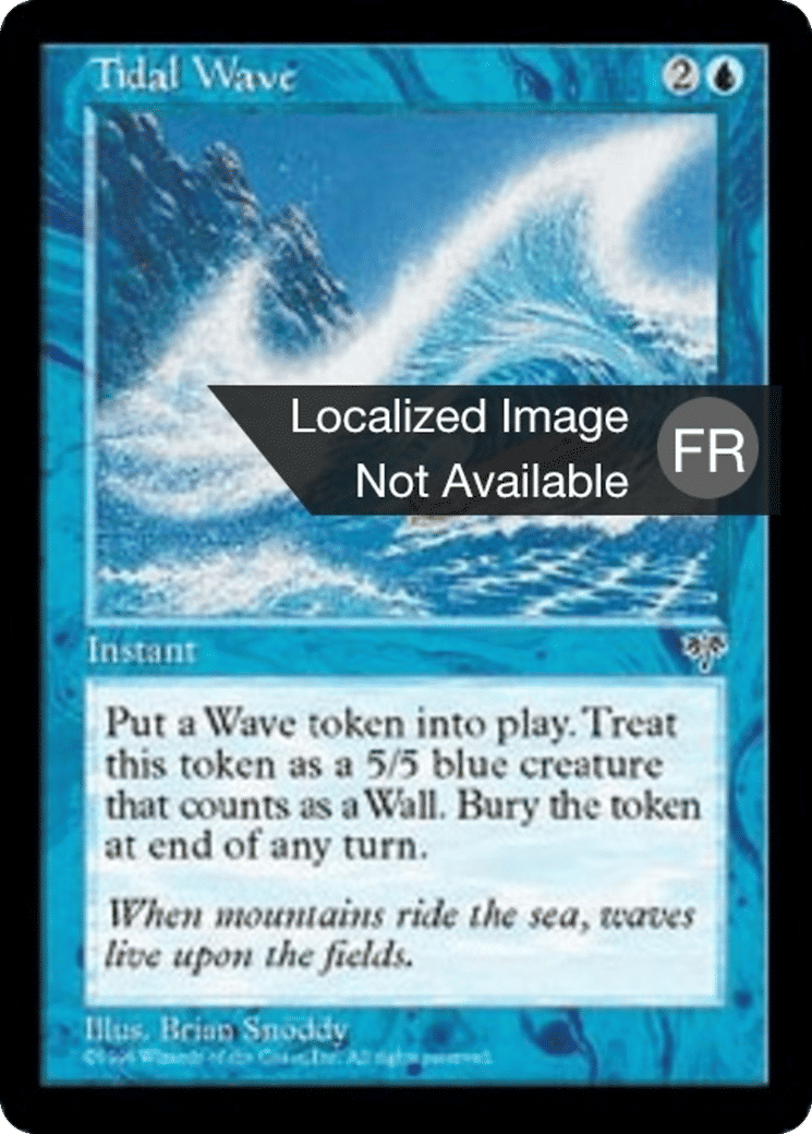 Raz de marée — Mirage — Magic: The Gathering