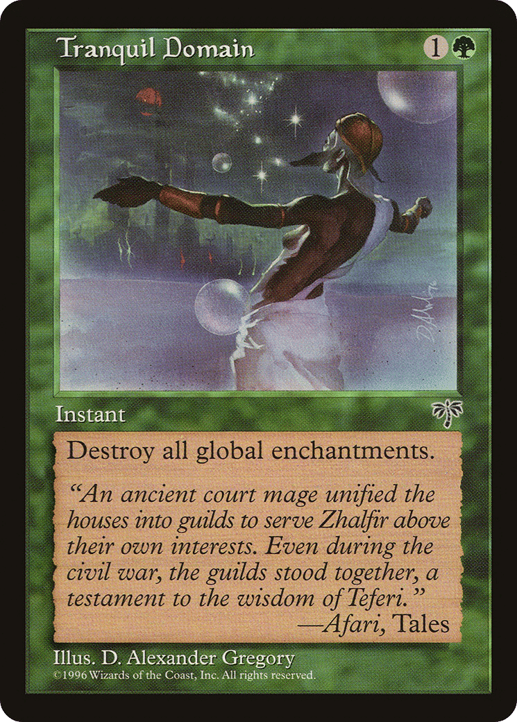 Tranquil Domain — Mirage — Magic: The Gathering