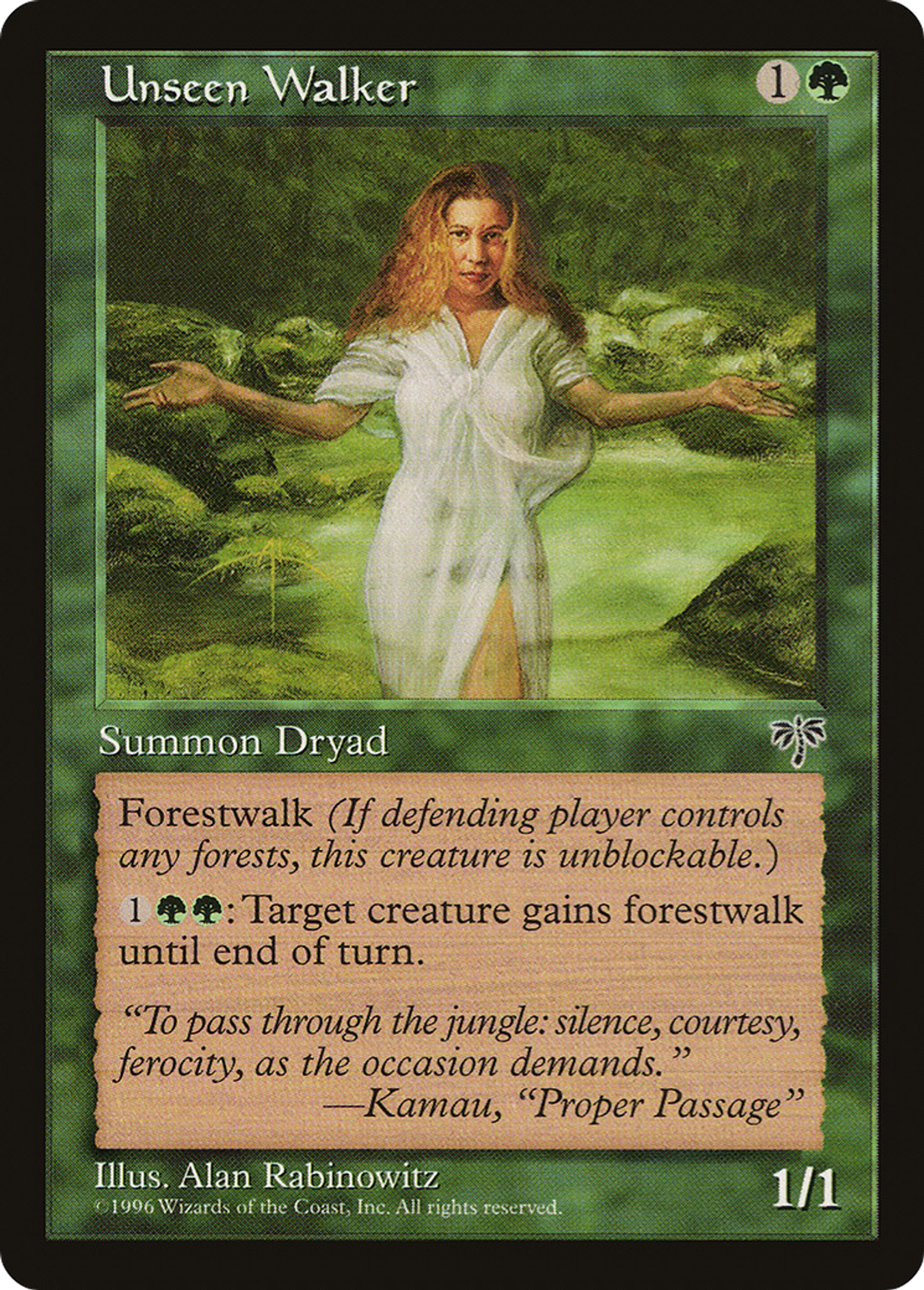 Unseen Walker — Mirage — Magic: The Gathering