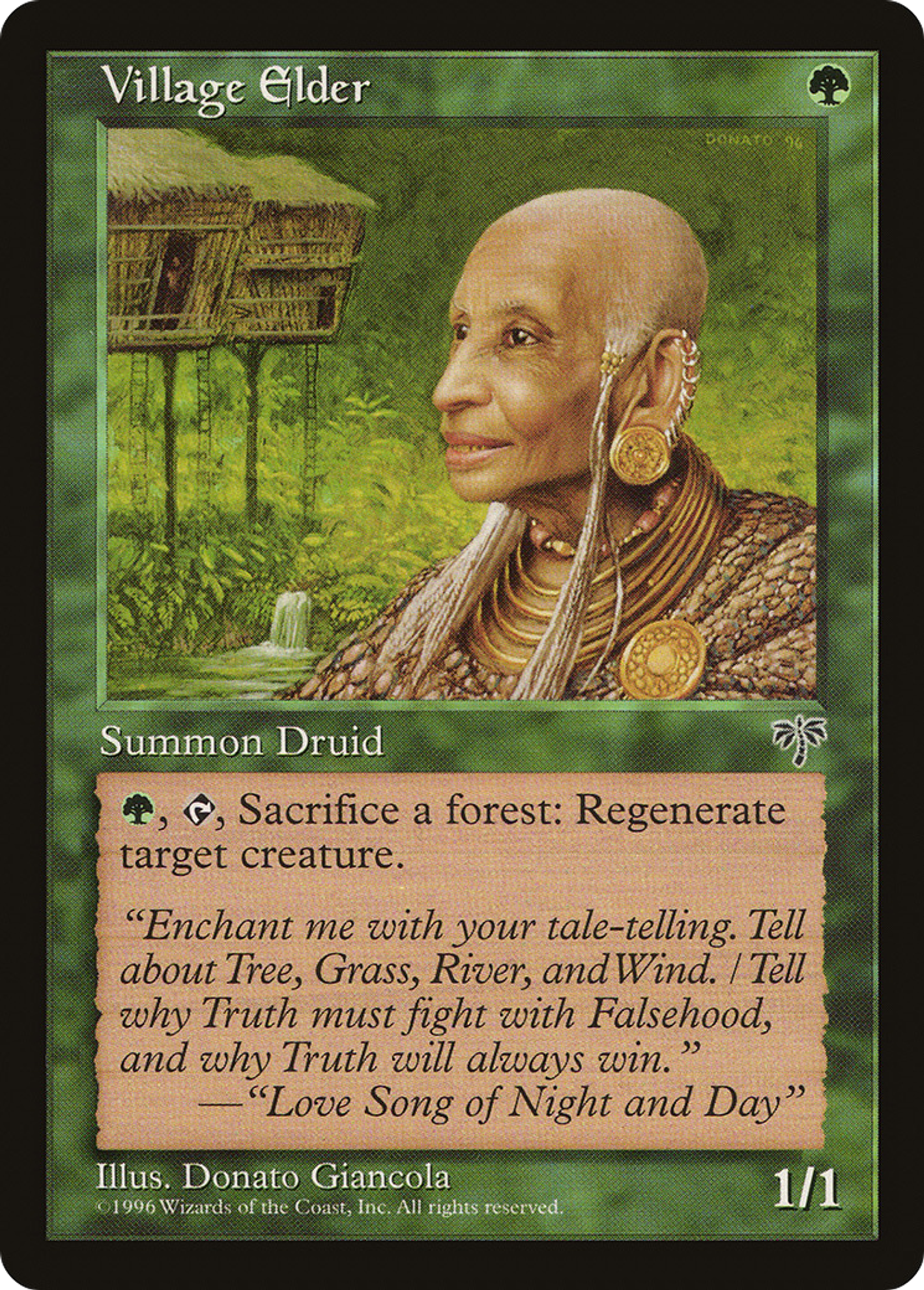 Village Elder — Mirage — Magic: The Gathering