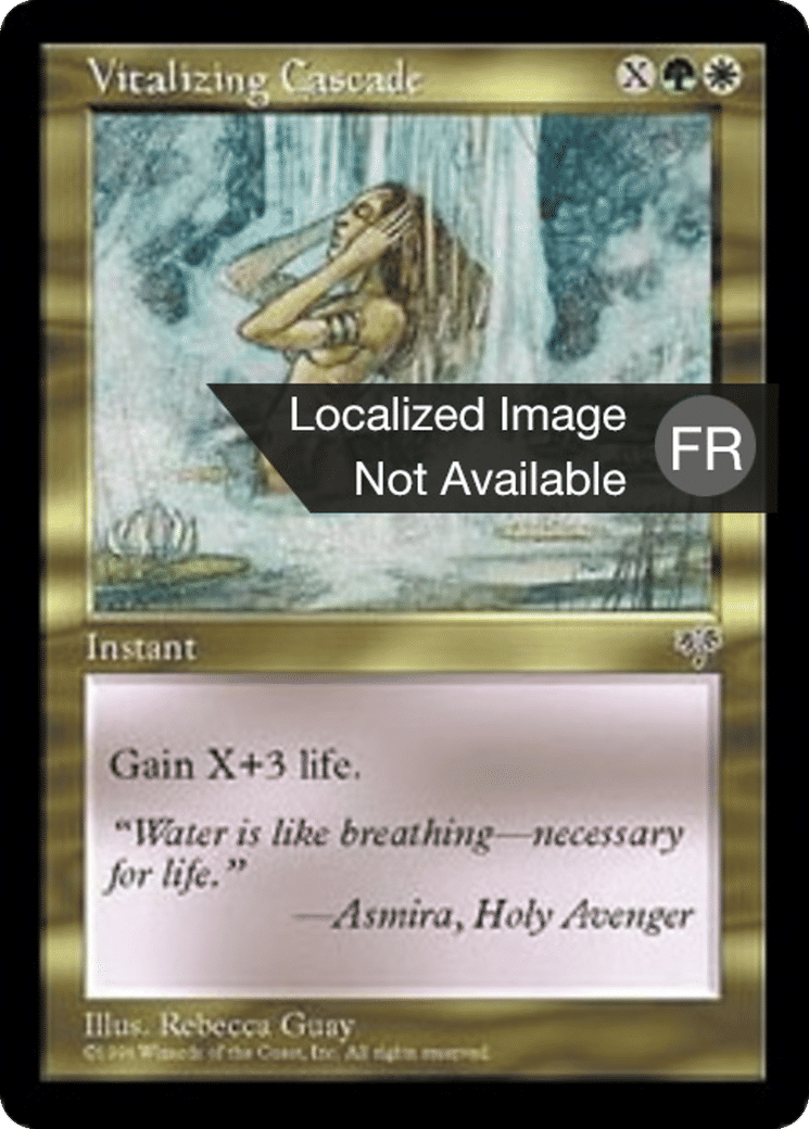 Cascade revitalisante — Mirage — Magic: The Gathering