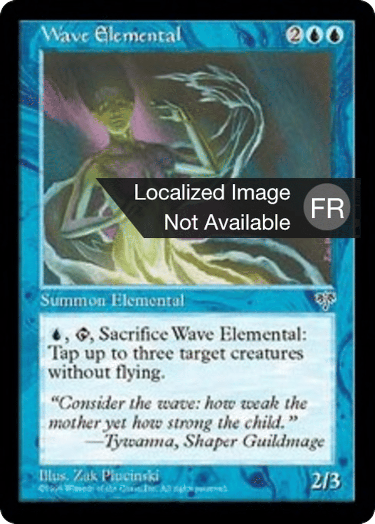 Eléméntal de vague — Mirage — Magic: The Gathering