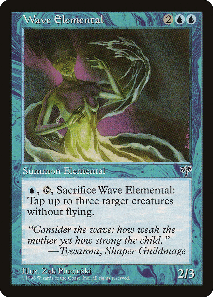 Wave Elemental — Mirage — Magic: The Gathering