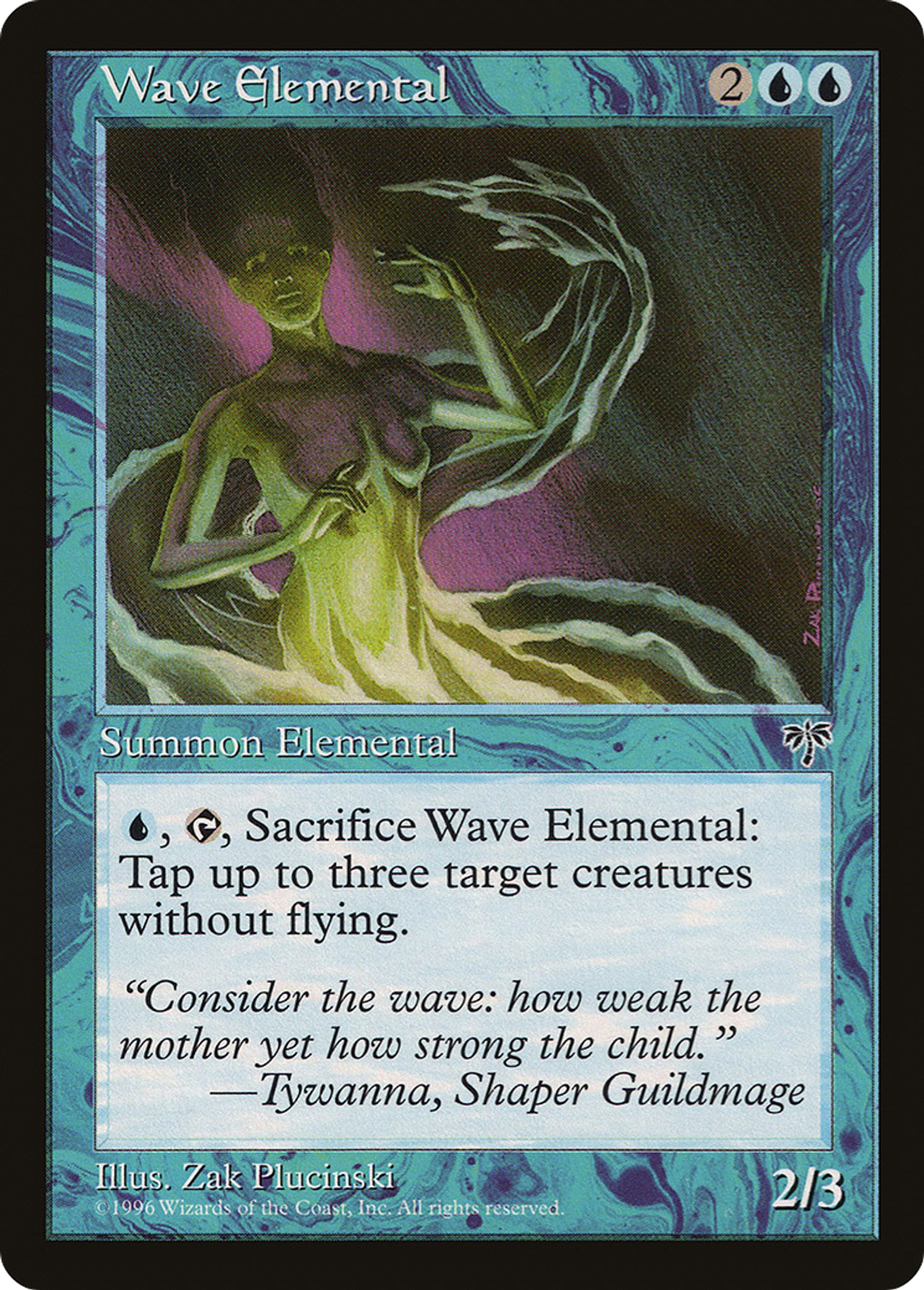 Wave Elemental — Mirage — Magic: The Gathering