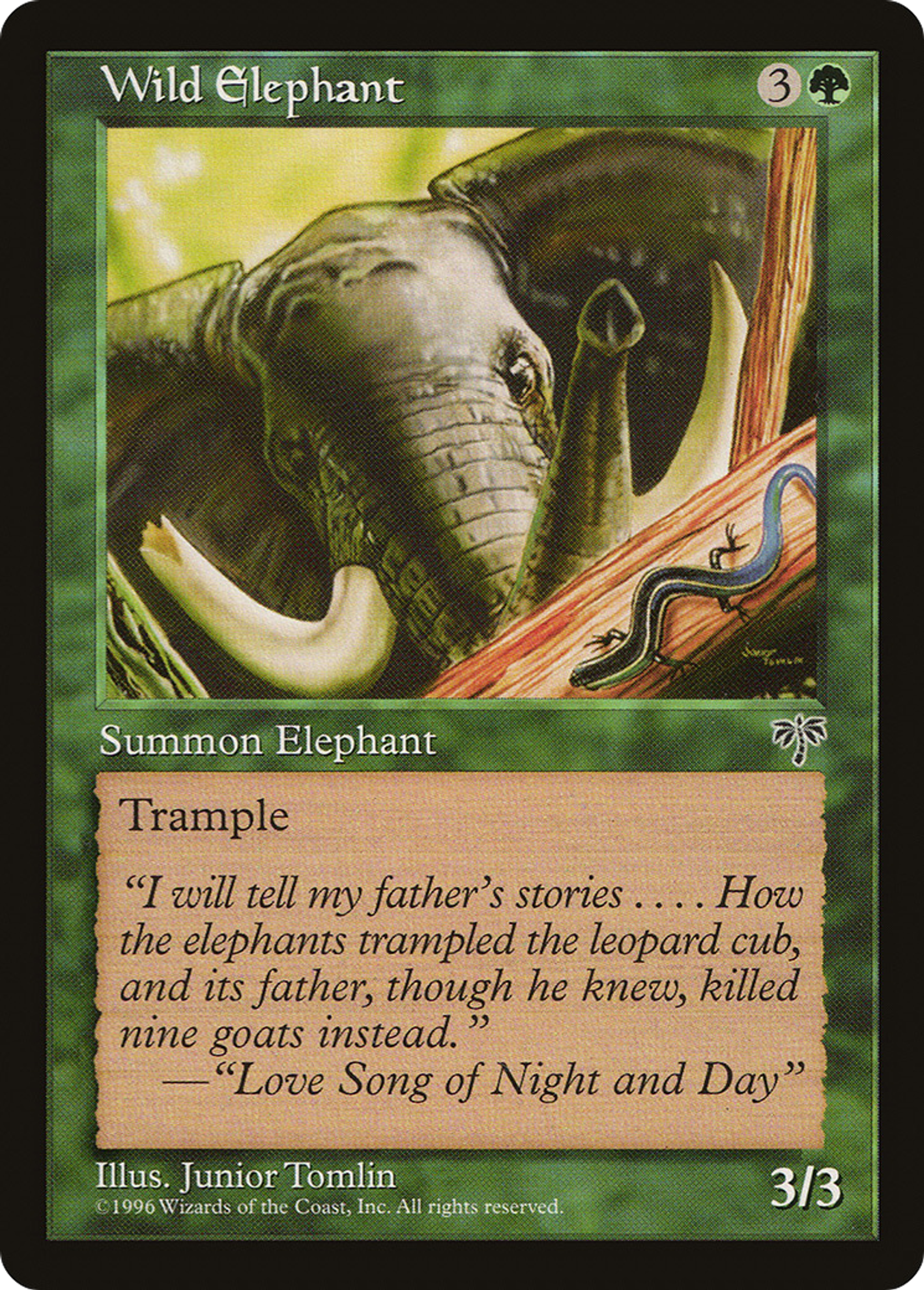 Wild Elephant — Mirage — Magic: The Gathering