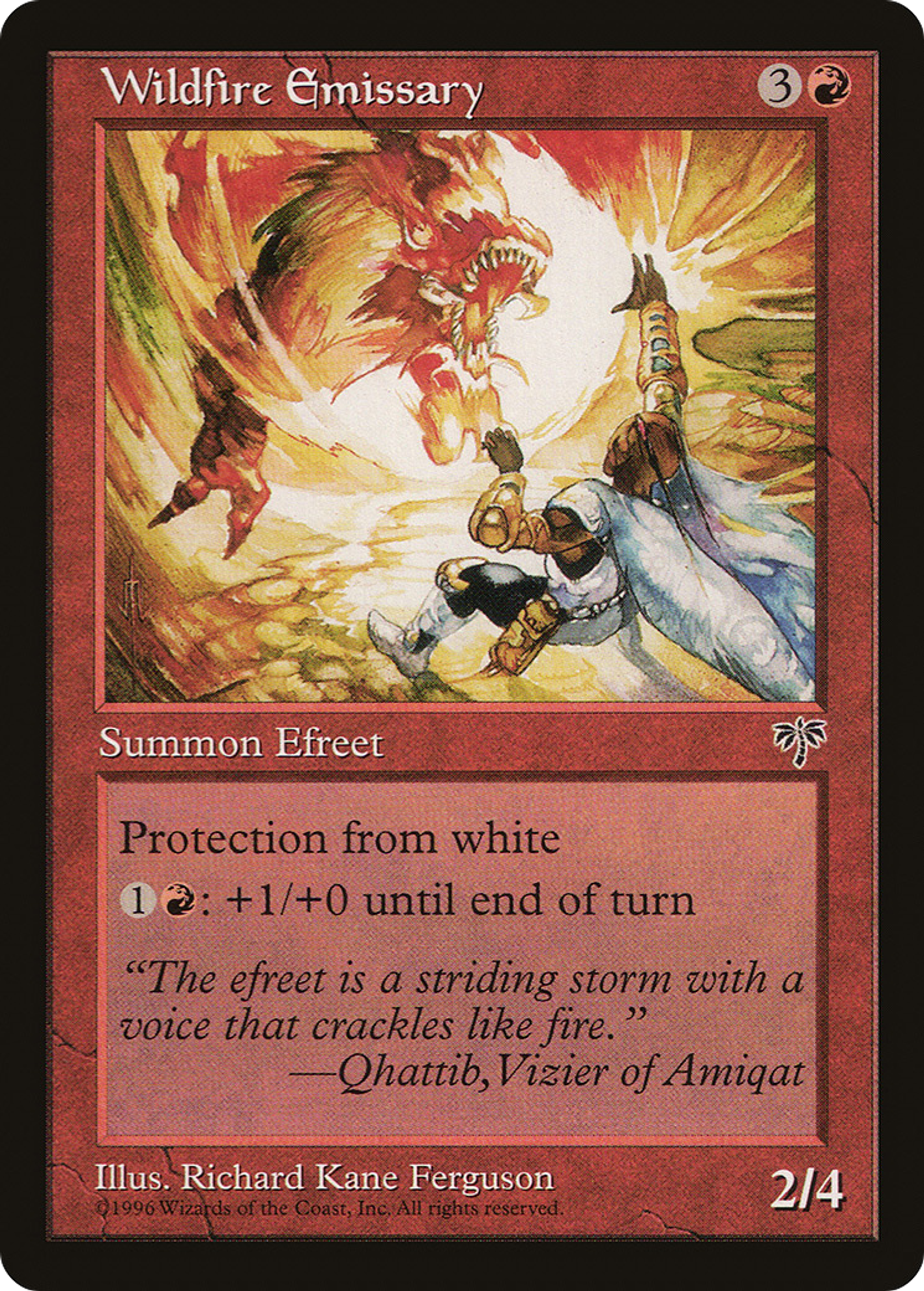 Wildfire Emissary — Mirage — Magic: The Gathering