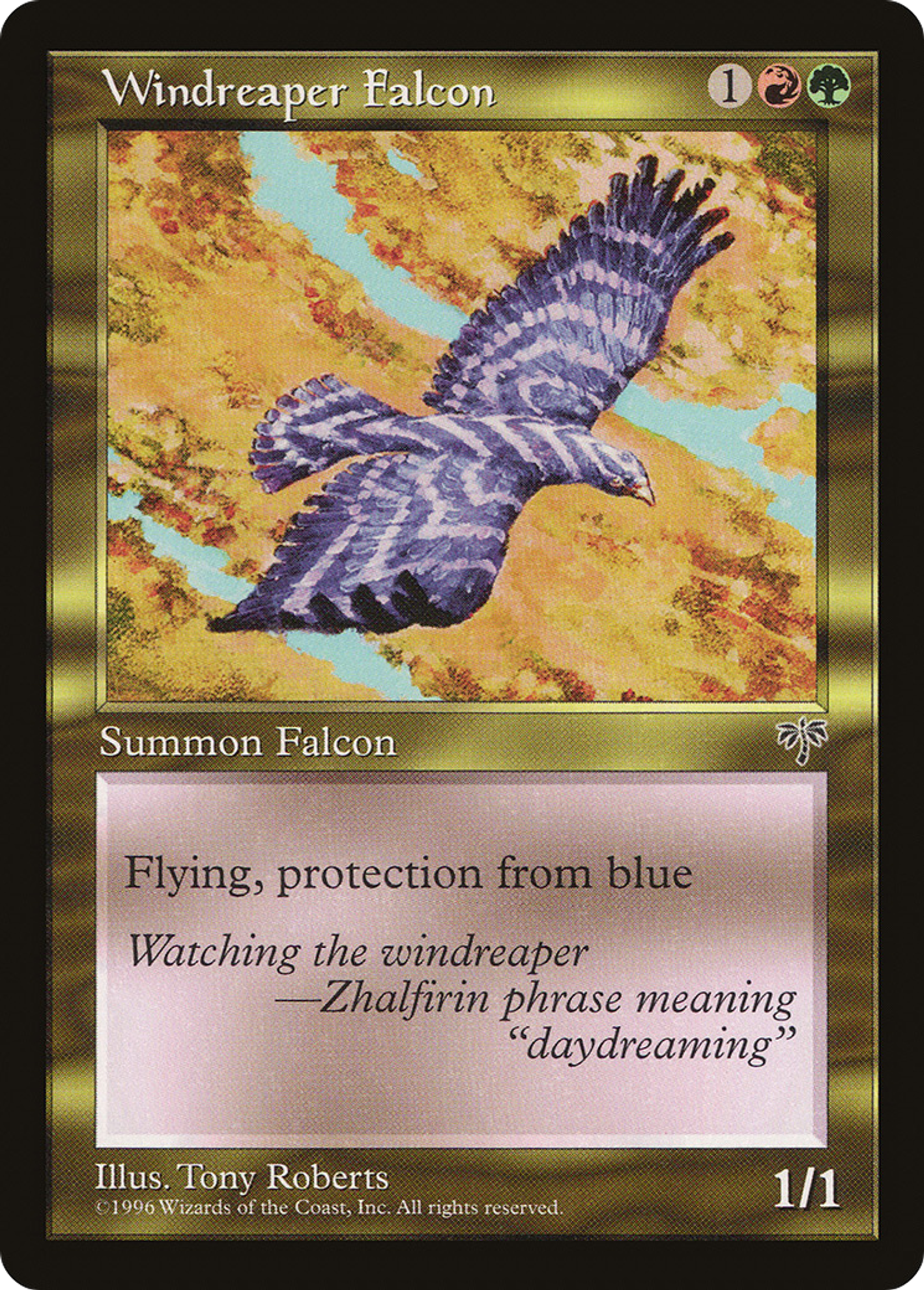Windreaper Falcon — Mirage — Magic: The Gathering