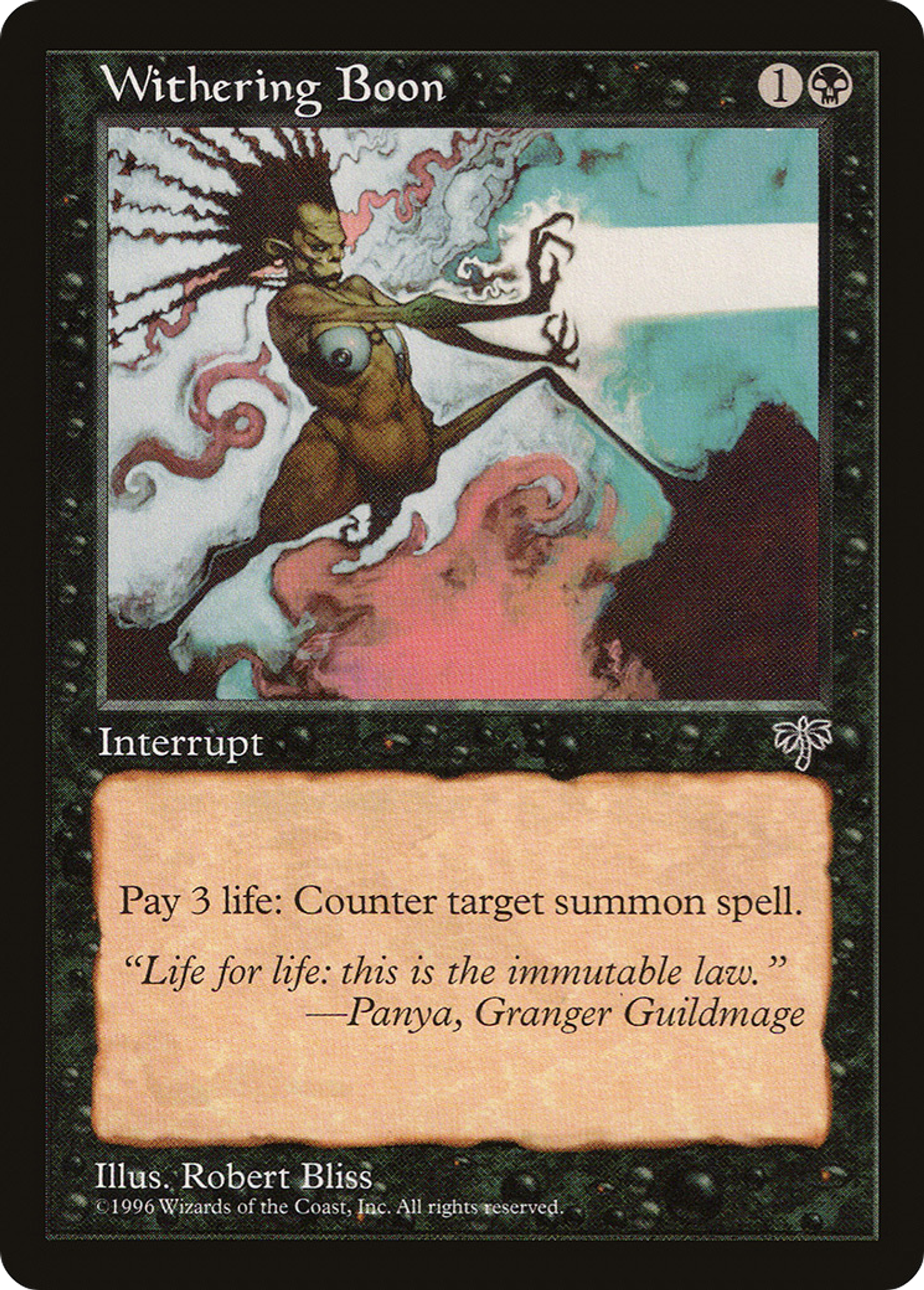 Faveur flétrissante — Mirage — Magic: The Gathering
