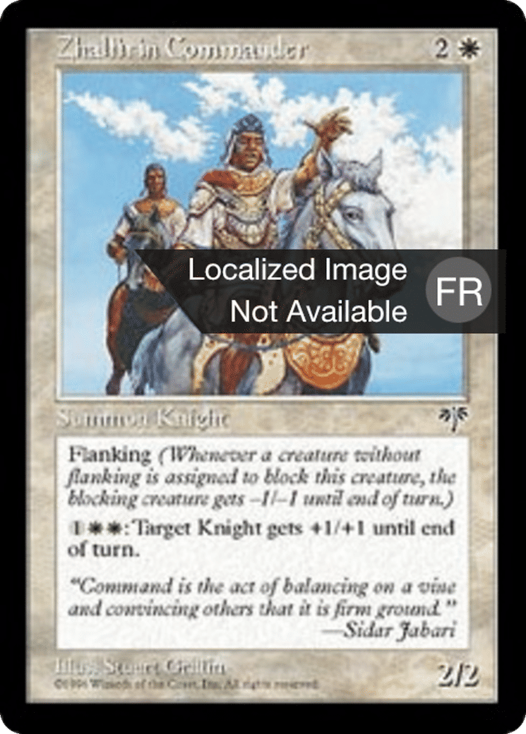 Commandant zhalfirín — Mirage — Magic: The Gathering
