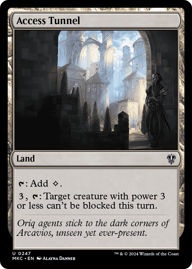 Access Tunnel — Murders at Karlov Manor Commander — Magic: The Gathering