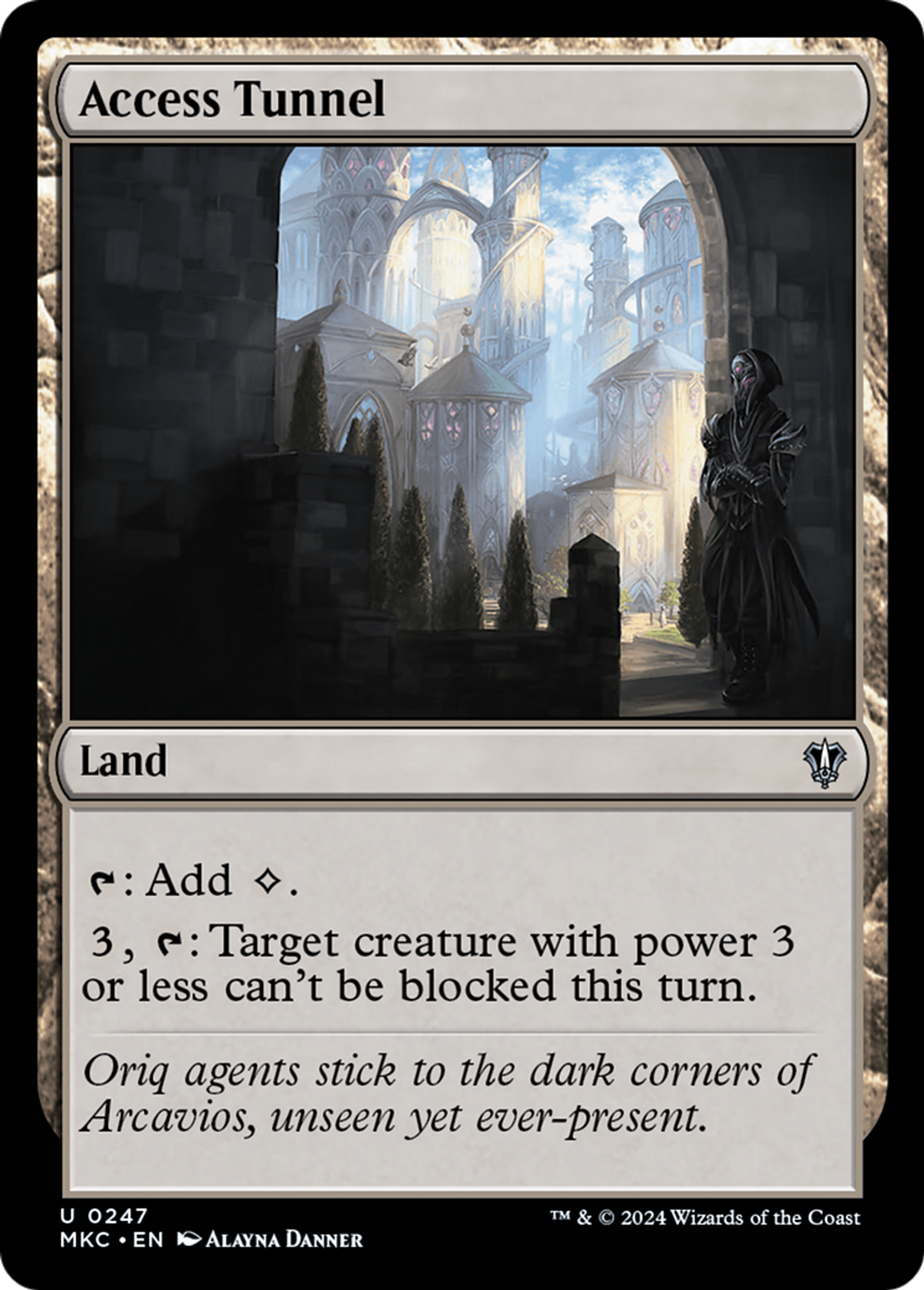 Access Tunnel — Murders at Karlov Manor Commander — Magic: The Gathering