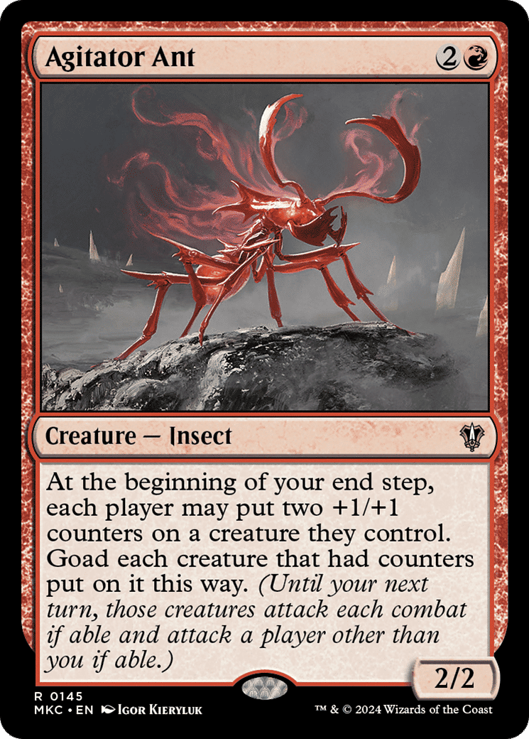 Agitator Ant — Murders at Karlov Manor Commander — Magic: The Gathering