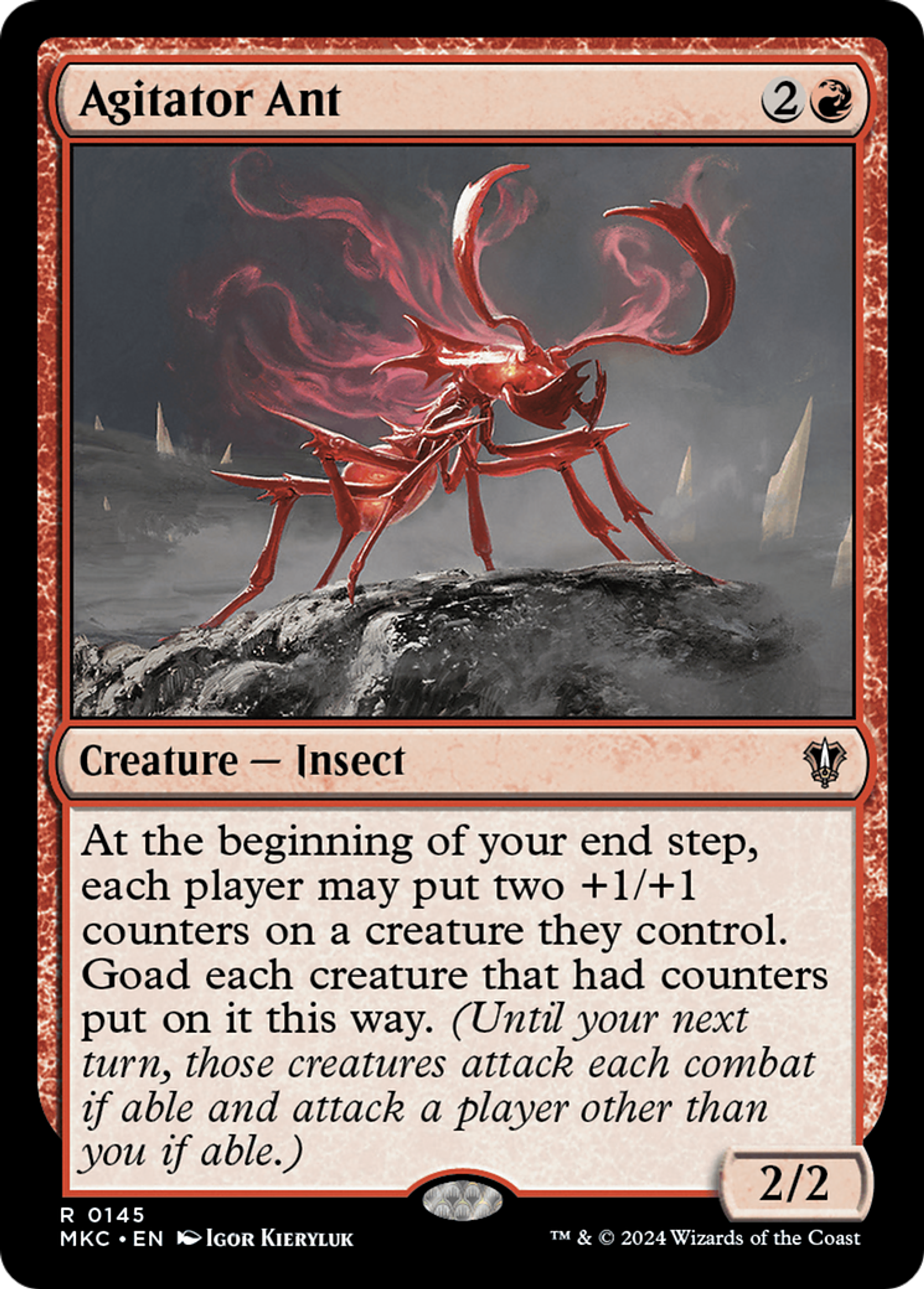Agitator Ant — Murders at Karlov Manor Commander — Magic: The Gathering
