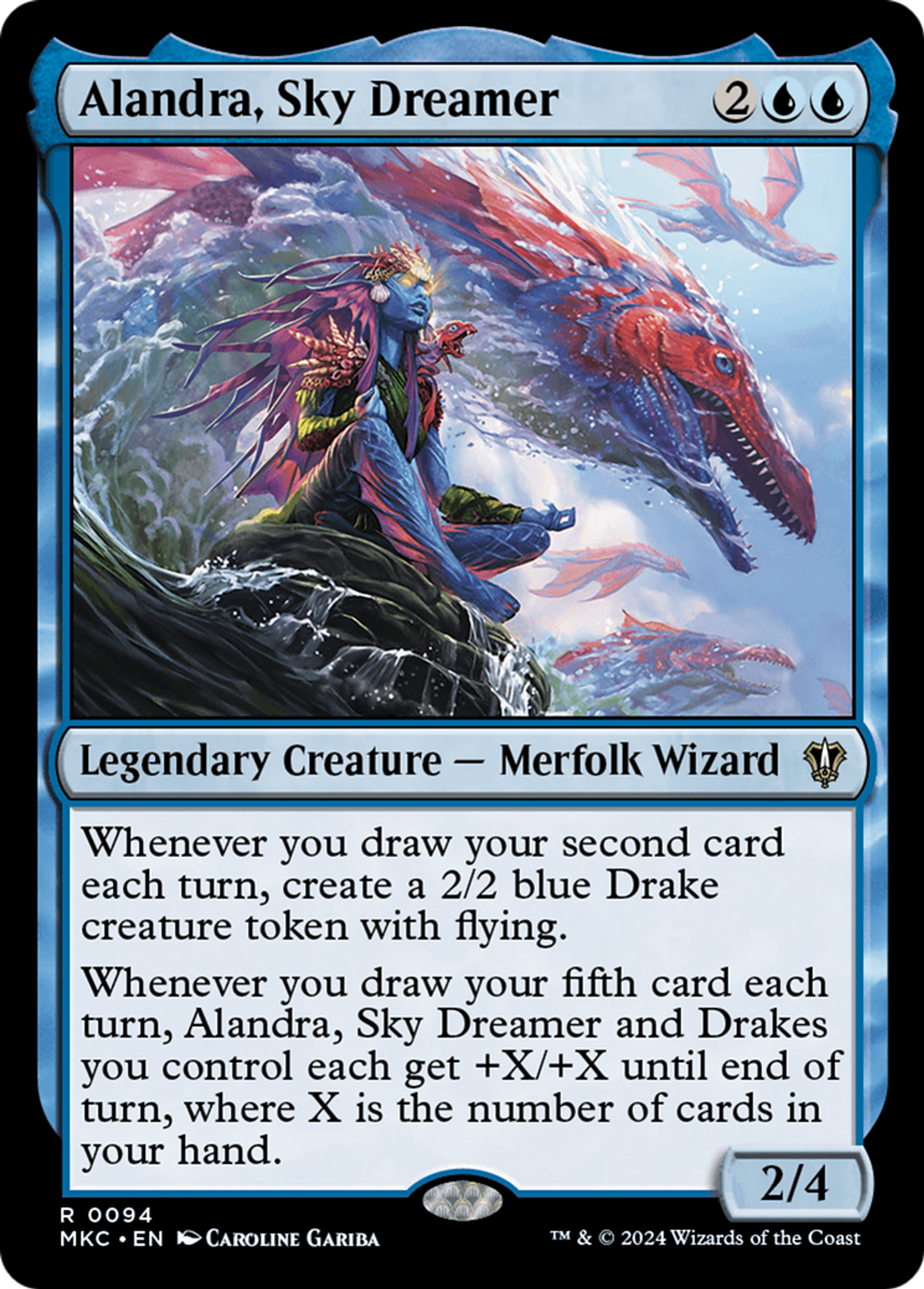 Alandra, Sky Dreamer — Murders at Karlov Manor Commander — Magic: The Gathering