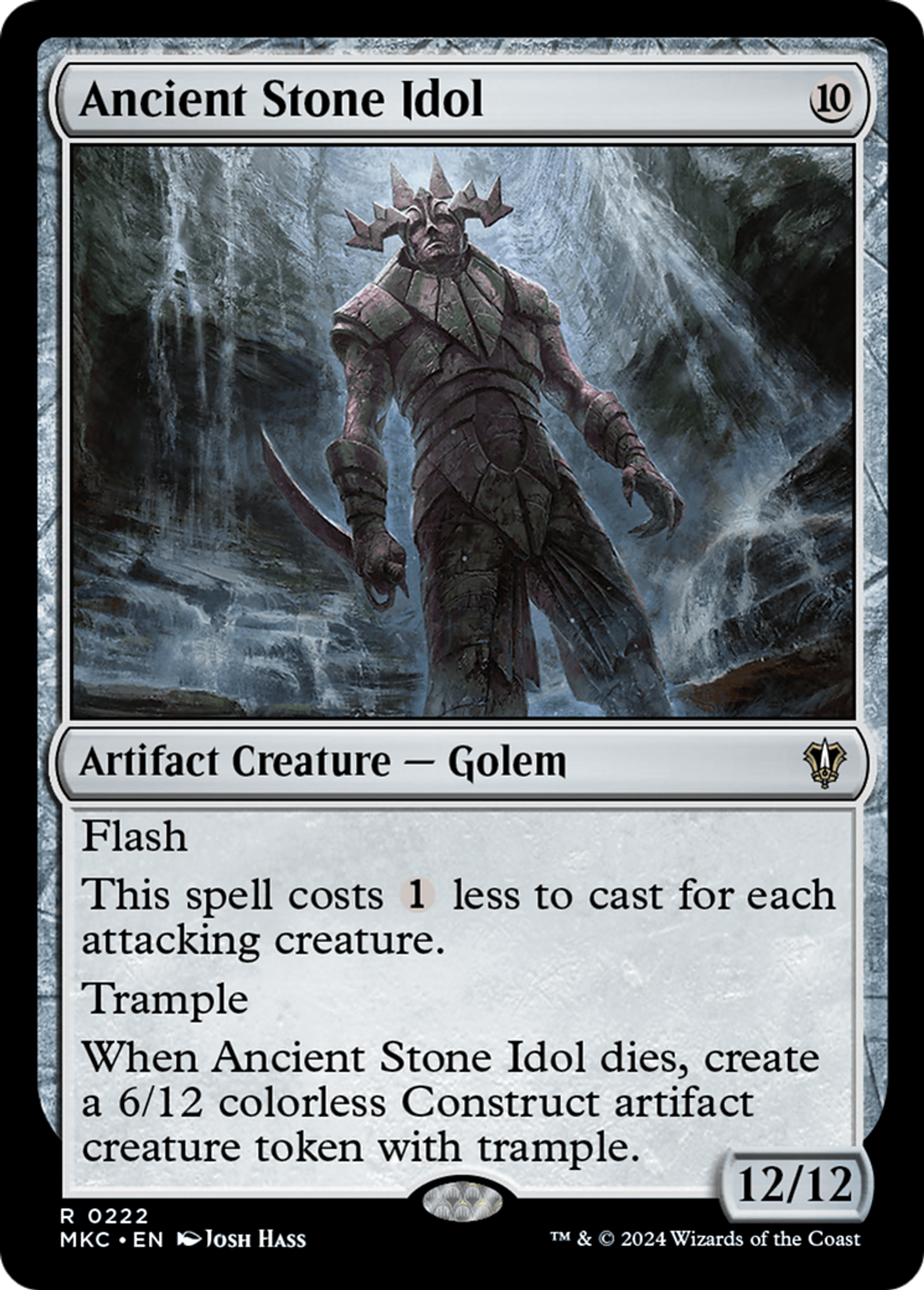 Ancient Stone Idol — Murders at Karlov Manor Commander — Magic: The Gathering