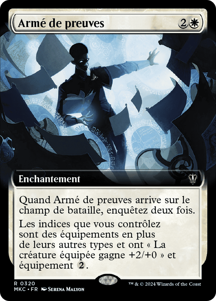 Armé de preuves — Murders at Karlov Manor Commander — Magic: The Gathering
