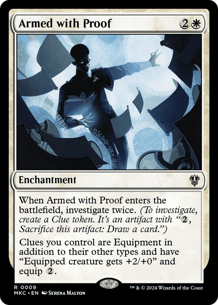 Armed with Proof — Murders at Karlov Manor Commander — Magic: The Gathering