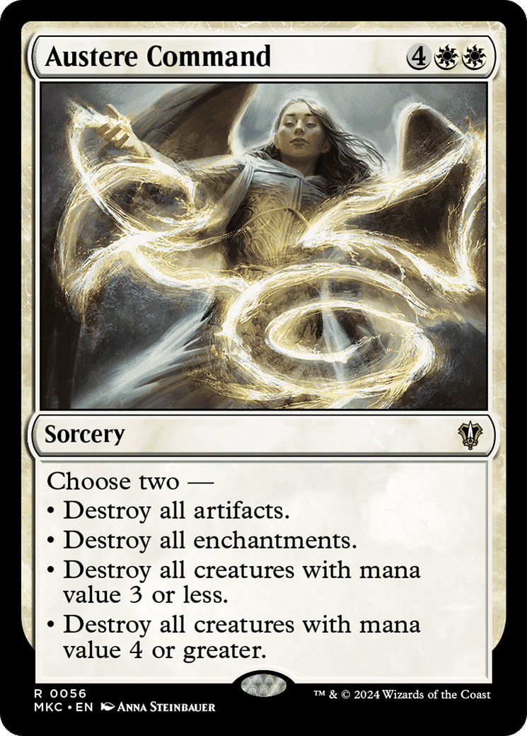 Austere Command — Murders at Karlov Manor Commander — Magic: The Gathering