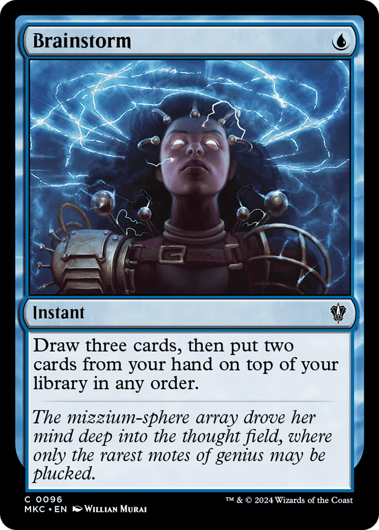 Brainstorm — Murders at Karlov Manor Commander — Magic: The Gathering
