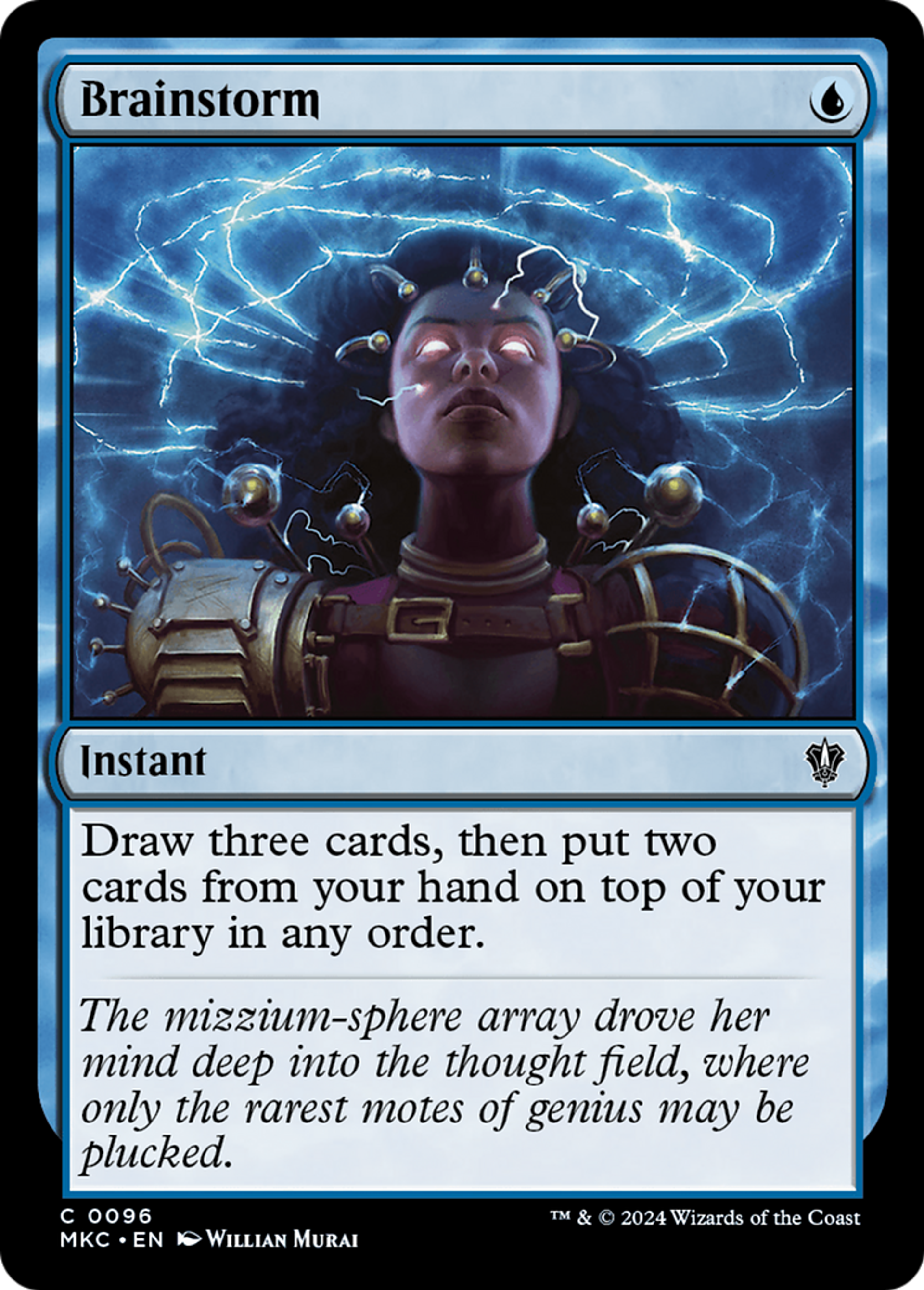 Brainstorm — Murders at Karlov Manor Commander — Magic: The Gathering