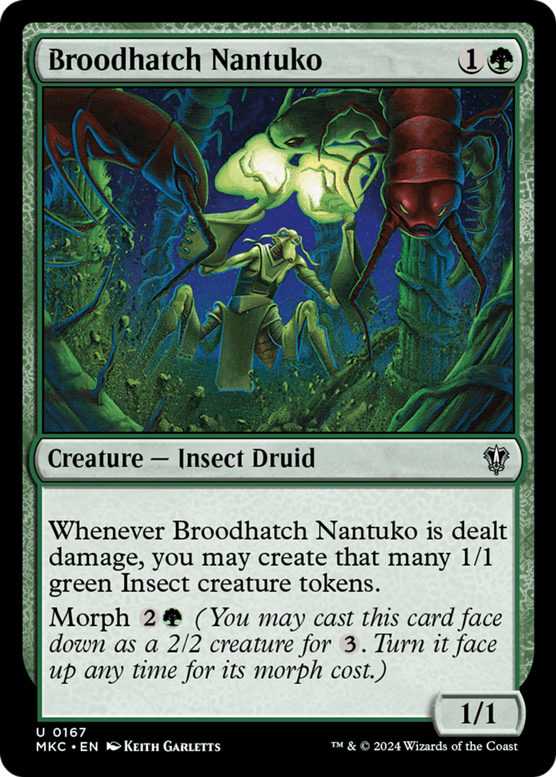 Broodhatch Nantuko — Murders at Karlov Manor Commander — Magic: The Gathering