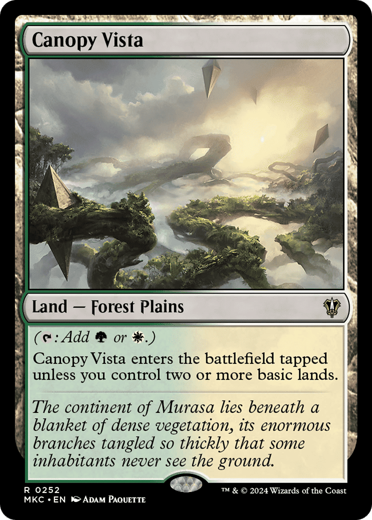 Canopy Vista — Murders at Karlov Manor Commander — Magic: The Gathering