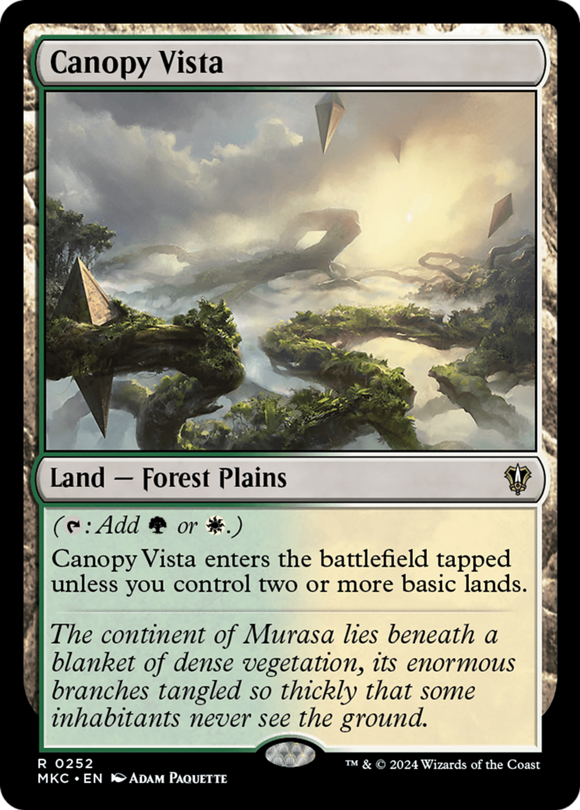 Canopy Vista — Murders at Karlov Manor Commander — Magic: The Gathering