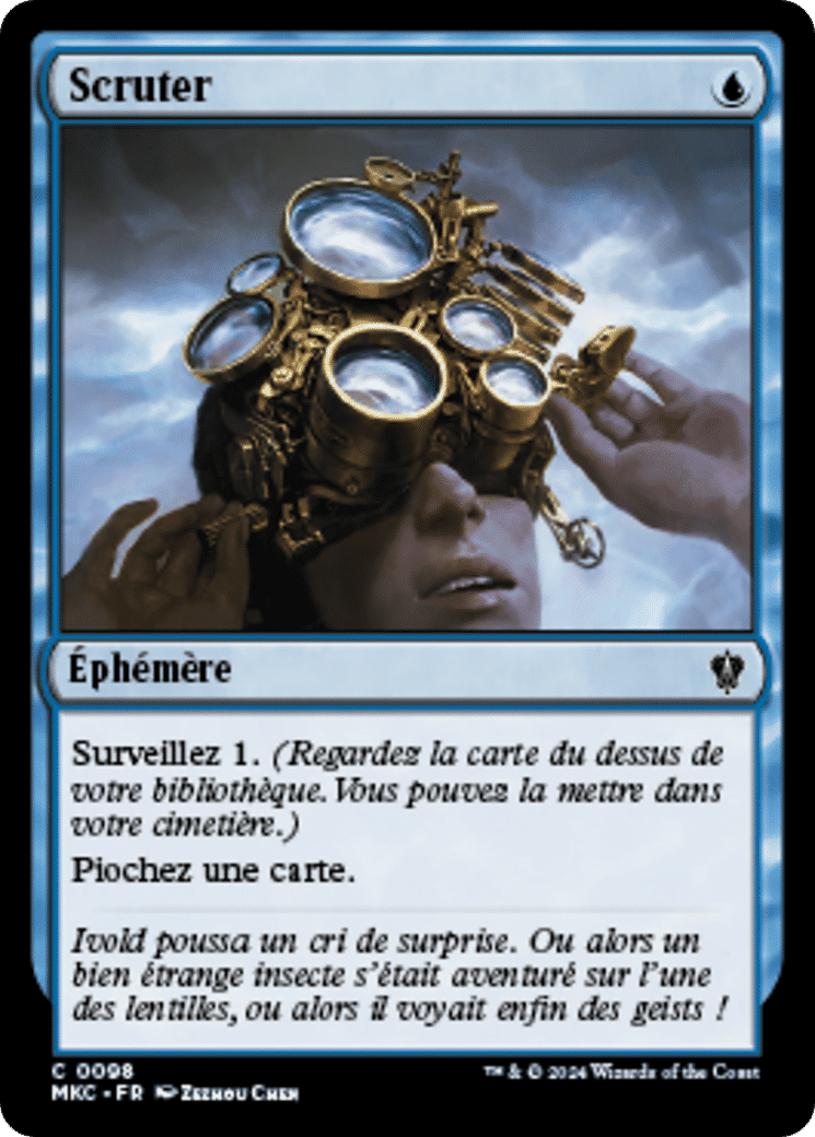 Scruter — Murders at Karlov Manor Commander — Magic: The Gathering