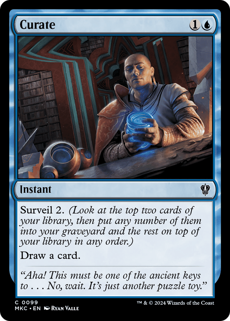 Curate — Murders at Karlov Manor Commander — Magic: The Gathering