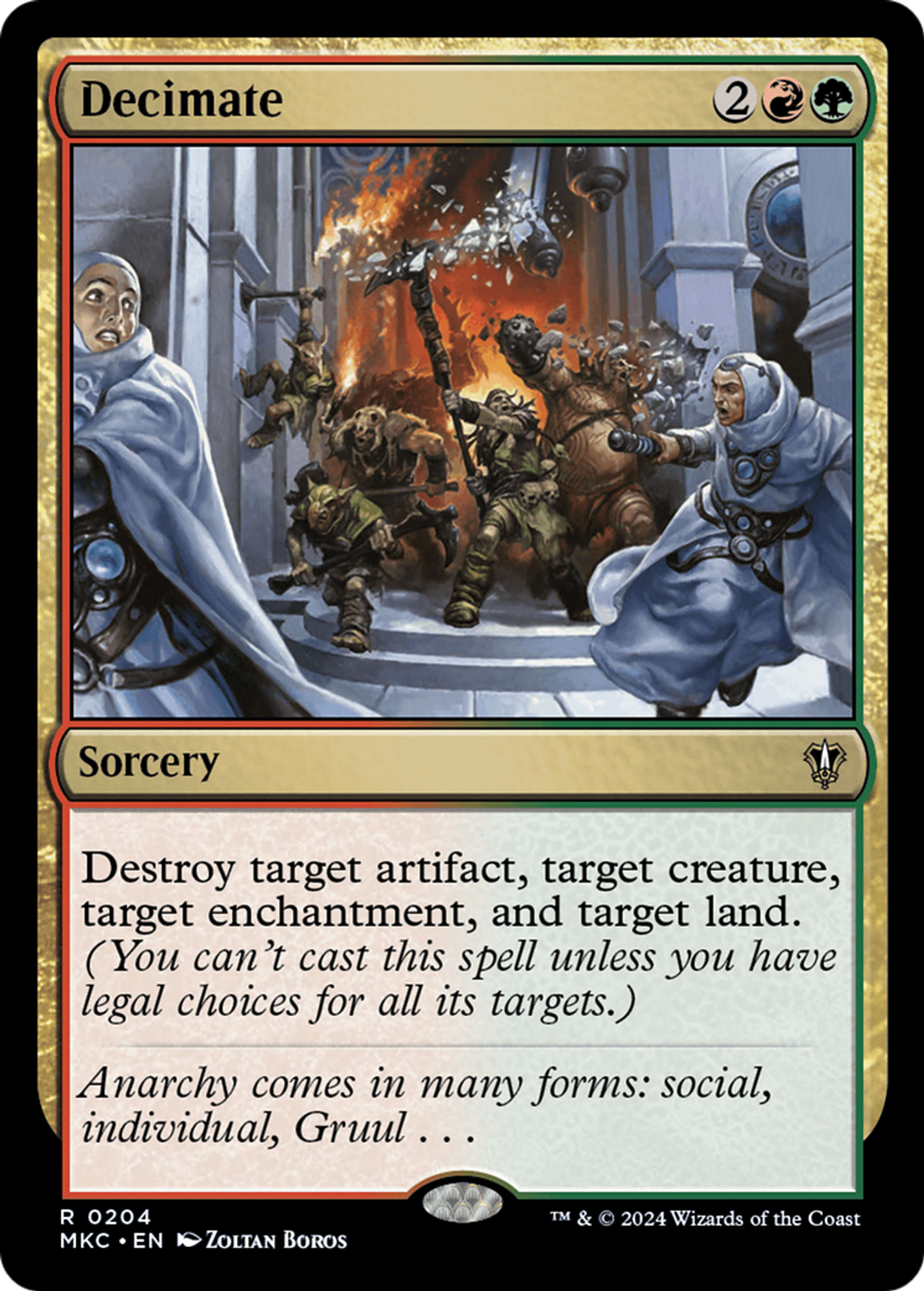 Decimate — Murders at Karlov Manor Commander — Magic: The Gathering