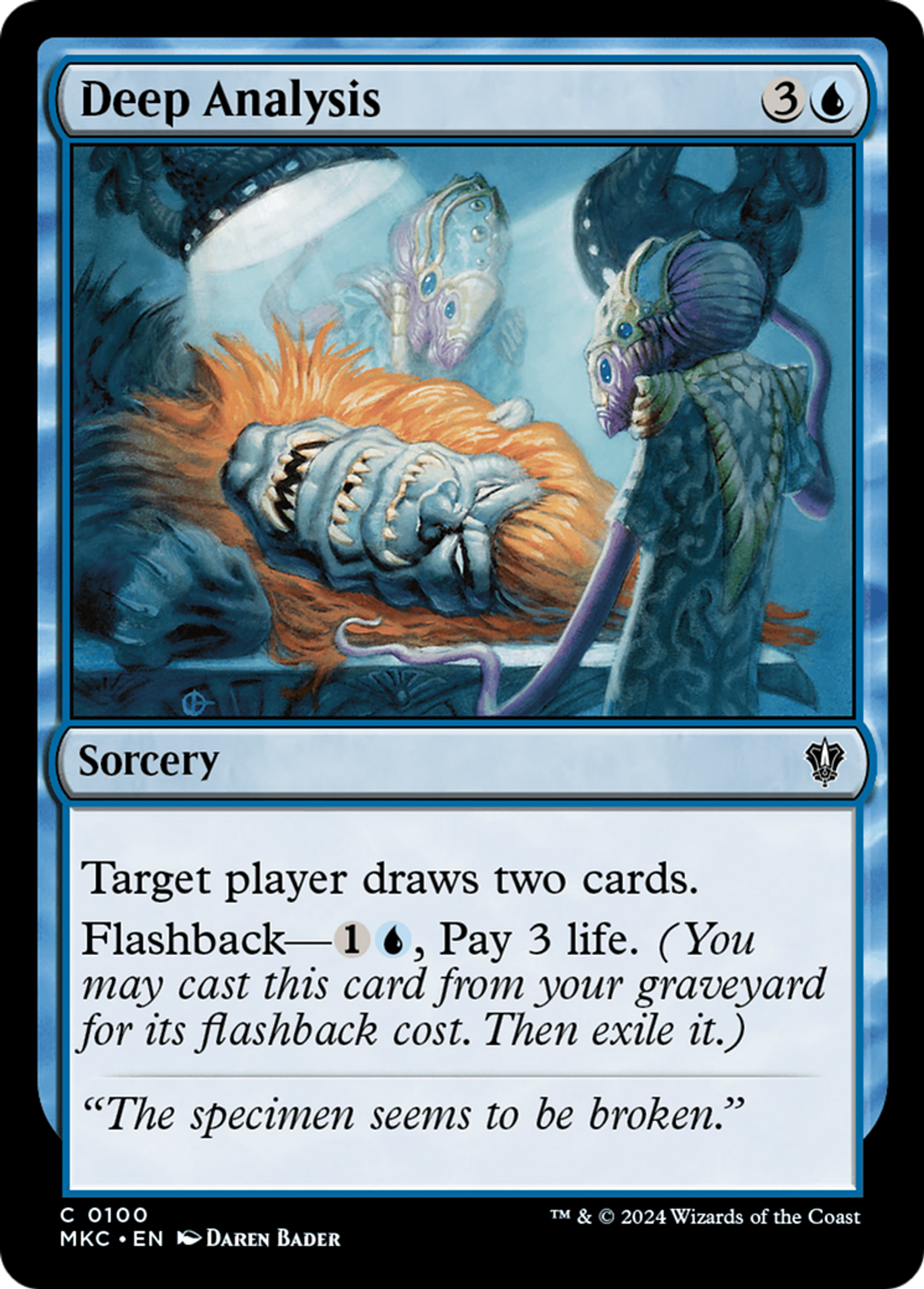Deep Analysis — Murders at Karlov Manor Commander — Magic: The Gathering