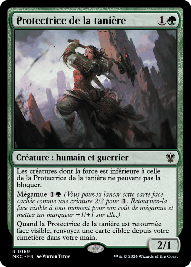 Protectrice de la tanière from Murders at Karlov Manor Commander - Magic: The Gathering