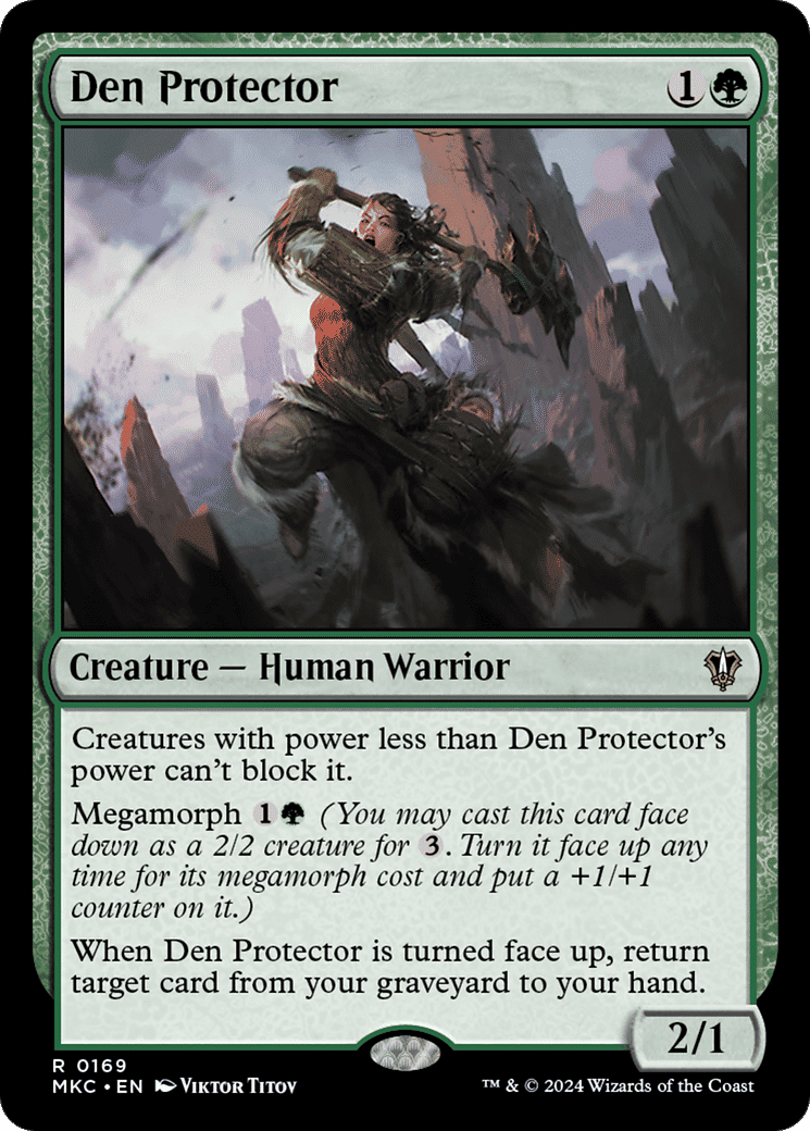Den Protector — Murders at Karlov Manor Commander — Magic: The Gathering