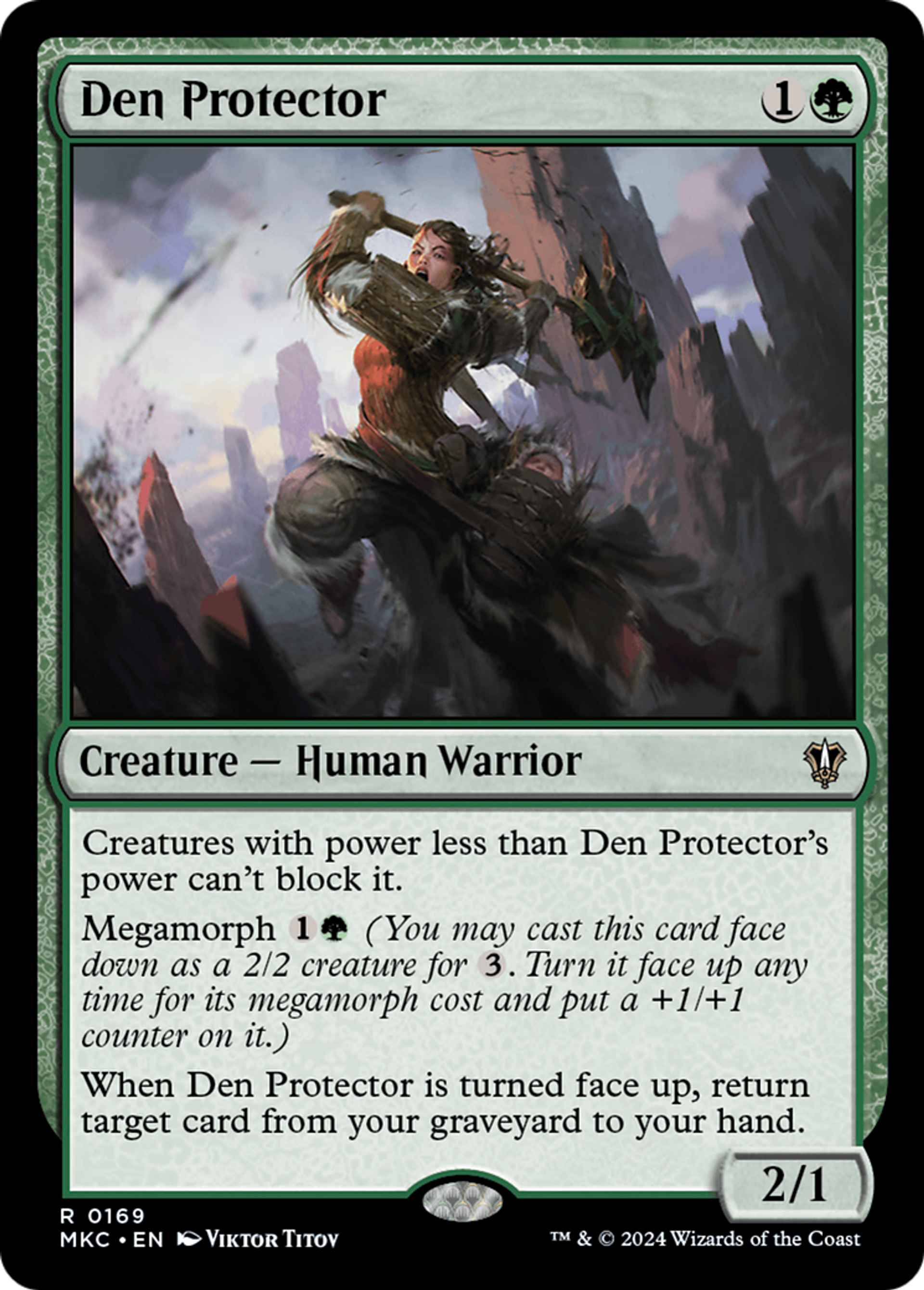 Den Protector — Murders at Karlov Manor Commander — Magic: The Gathering