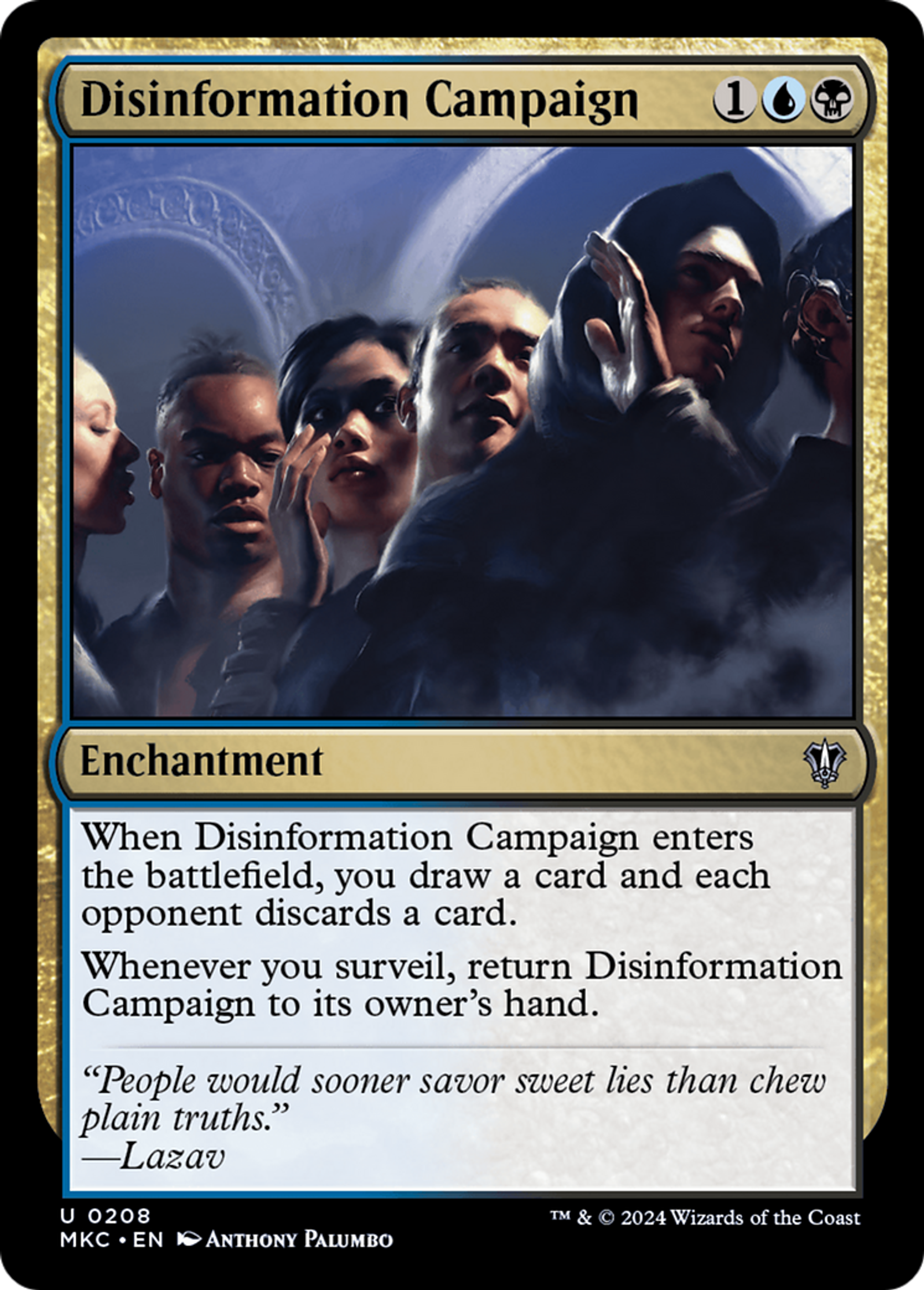 Disinformation Campaign — Murders at Karlov Manor Commander — Magic: The Gathering