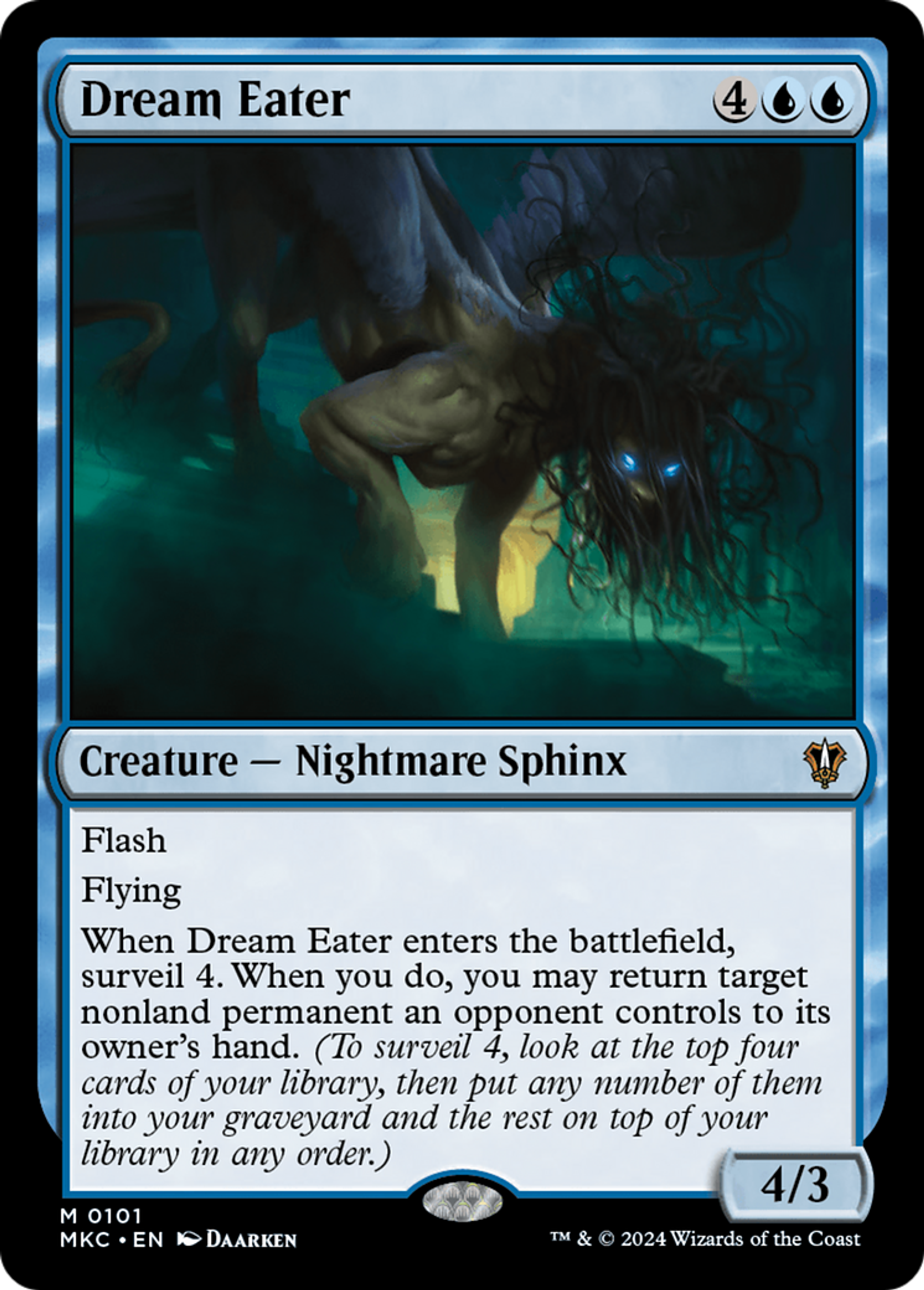 Dream Eater — Murders at Karlov Manor Commander — Magic: The Gathering