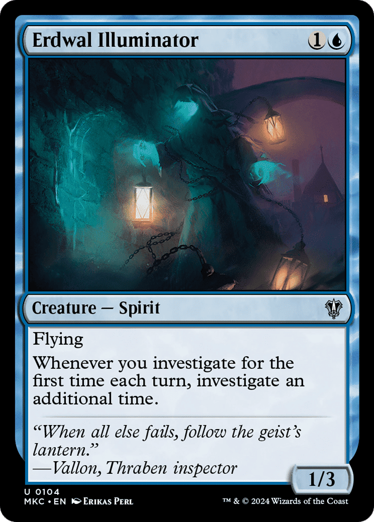 Erdwal Illuminator — Murders at Karlov Manor Commander — Magic: The Gathering