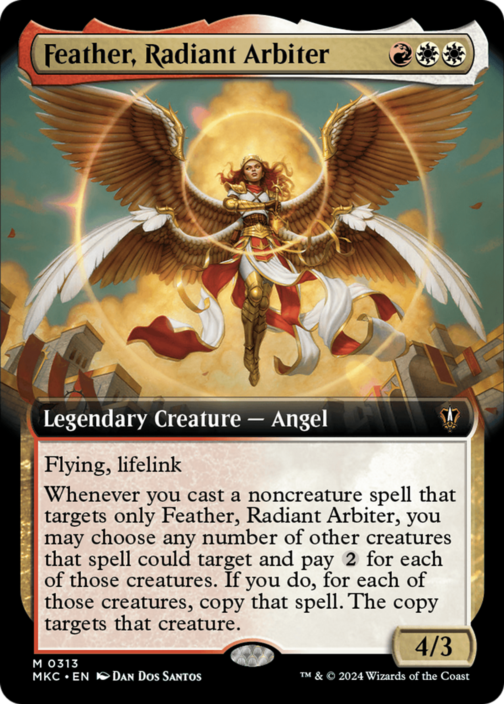 Feather, Radiant Arbiter — Murders at Karlov Manor Commander — Magic: The Gathering